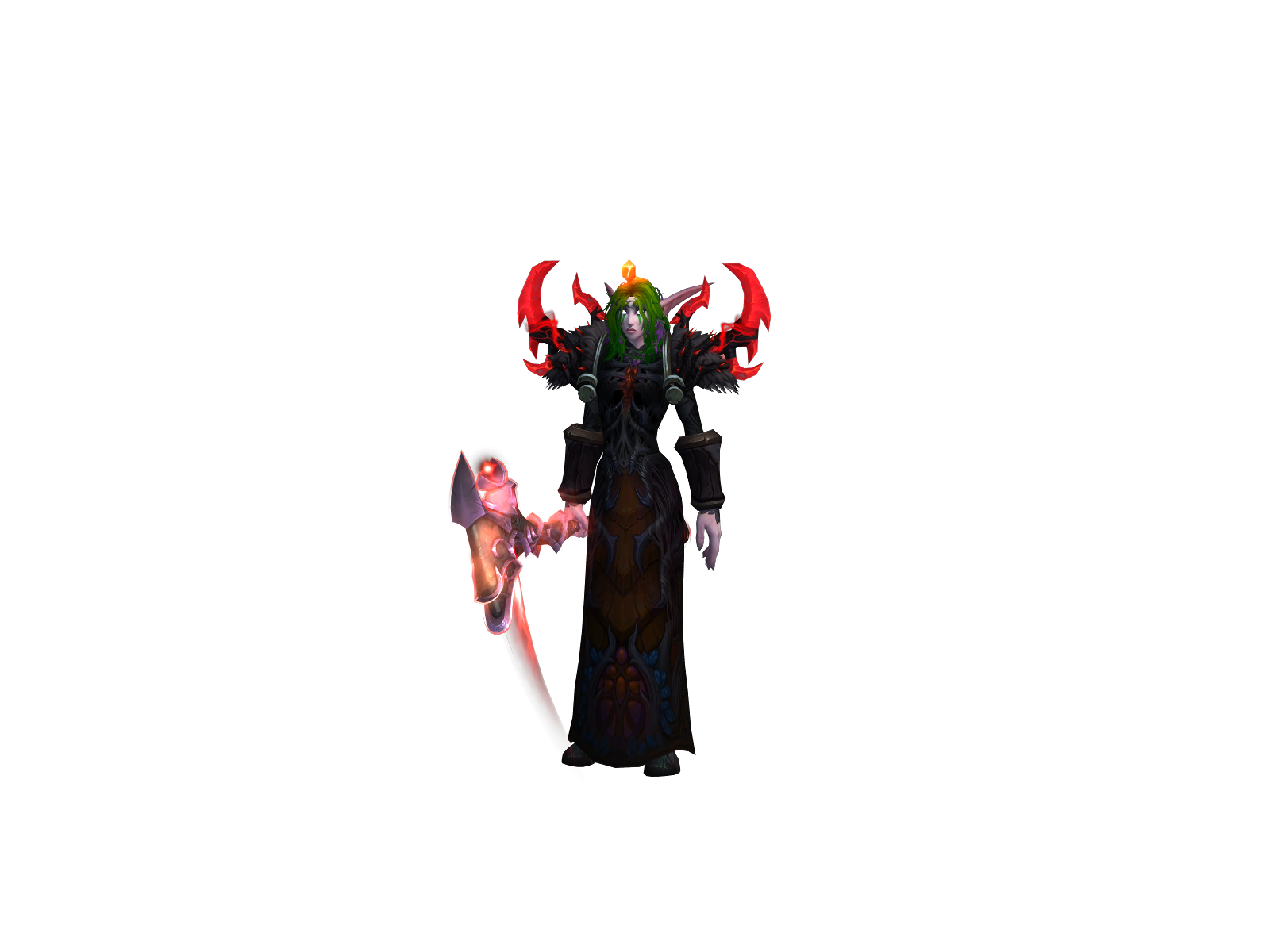 Yangbark 3D character render