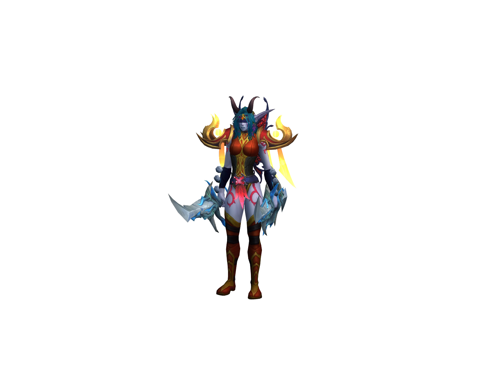 Iilgooch 3D character render
