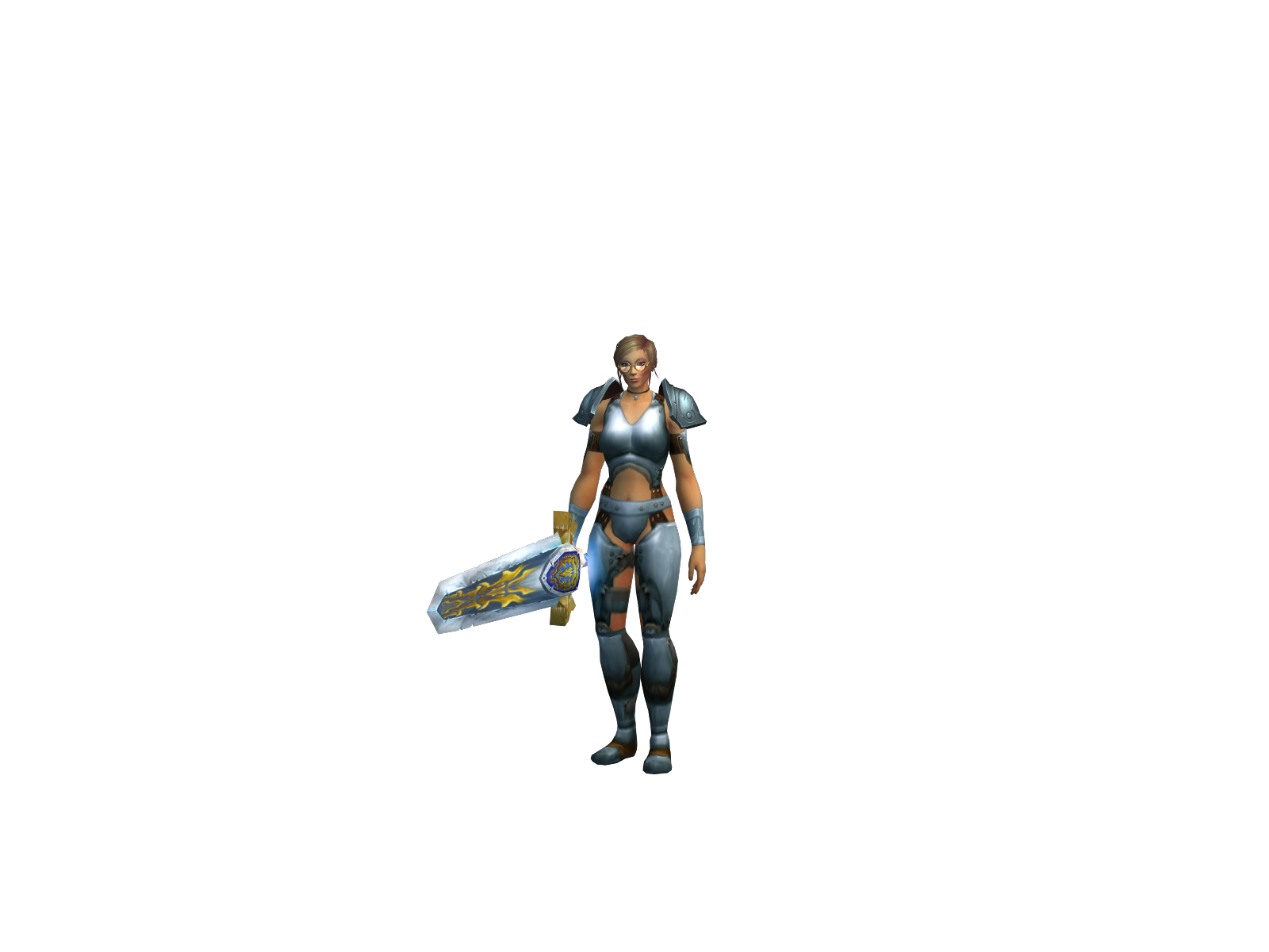 Atheina 3D character render