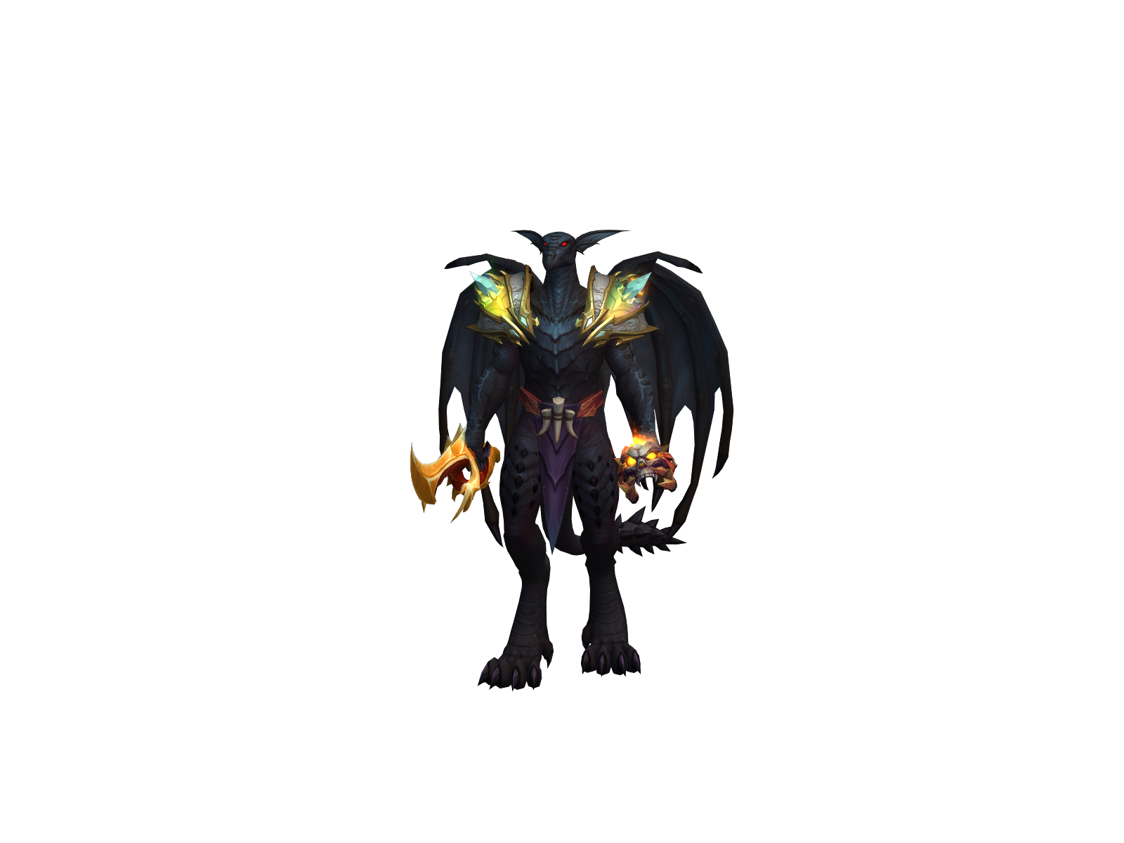 Dracnig 3D character render