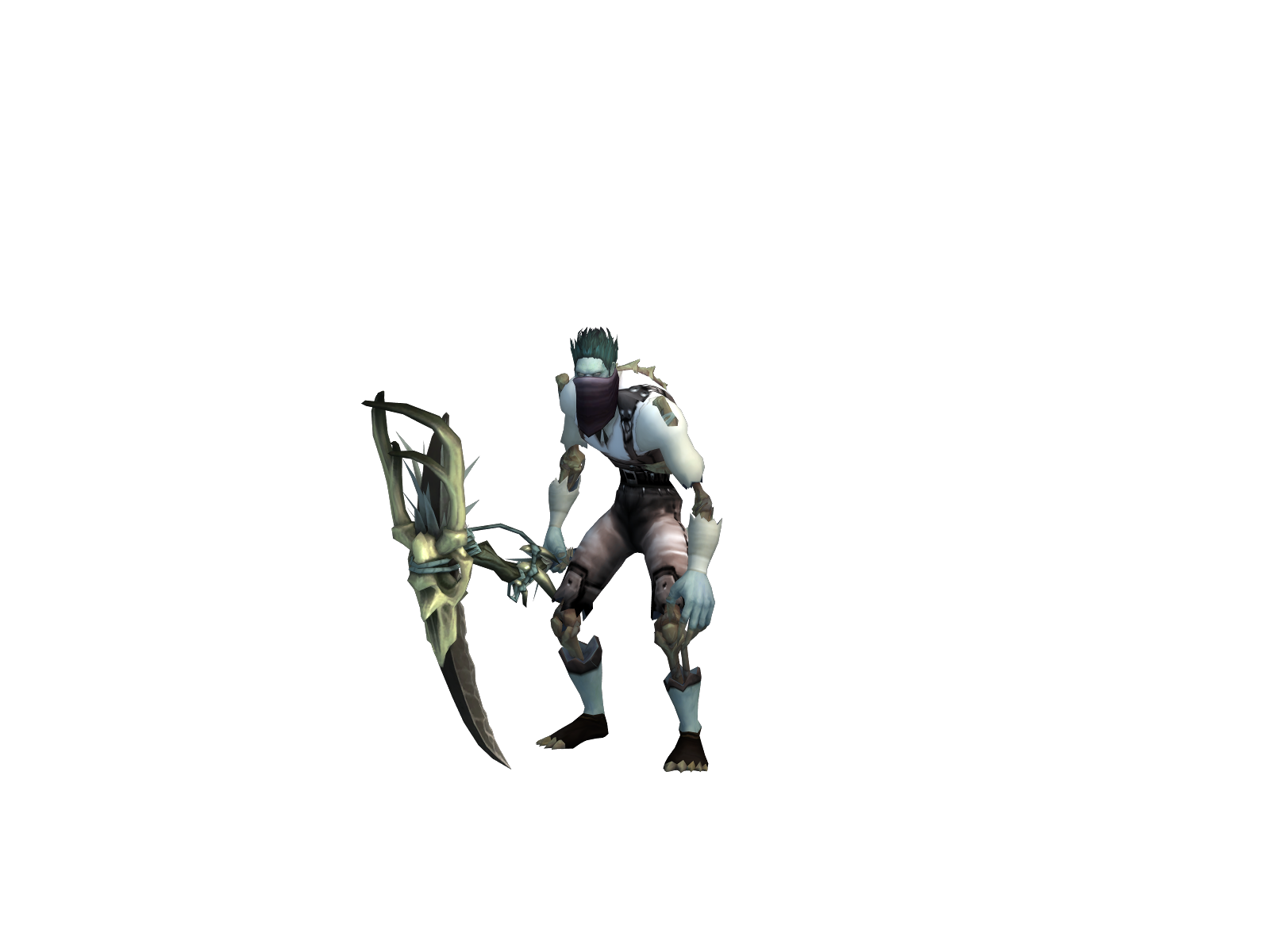 Sadfist 3D character render