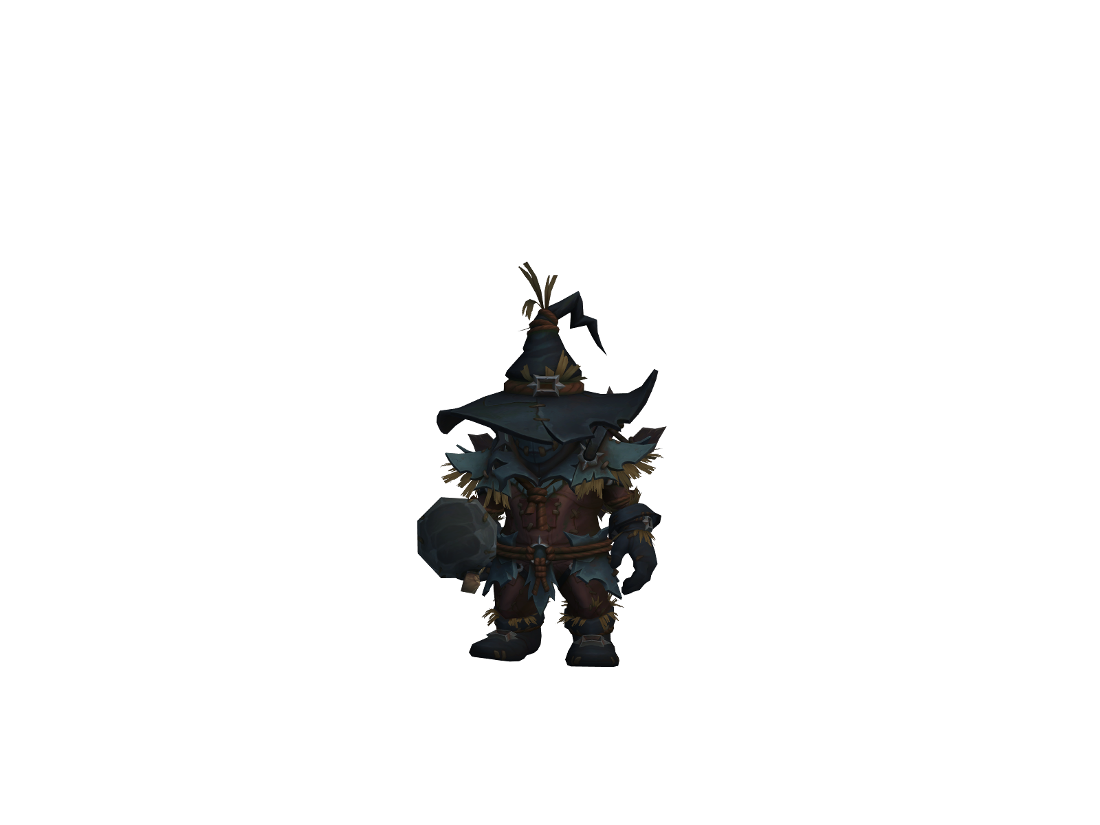 Gnomeychan 3D character render