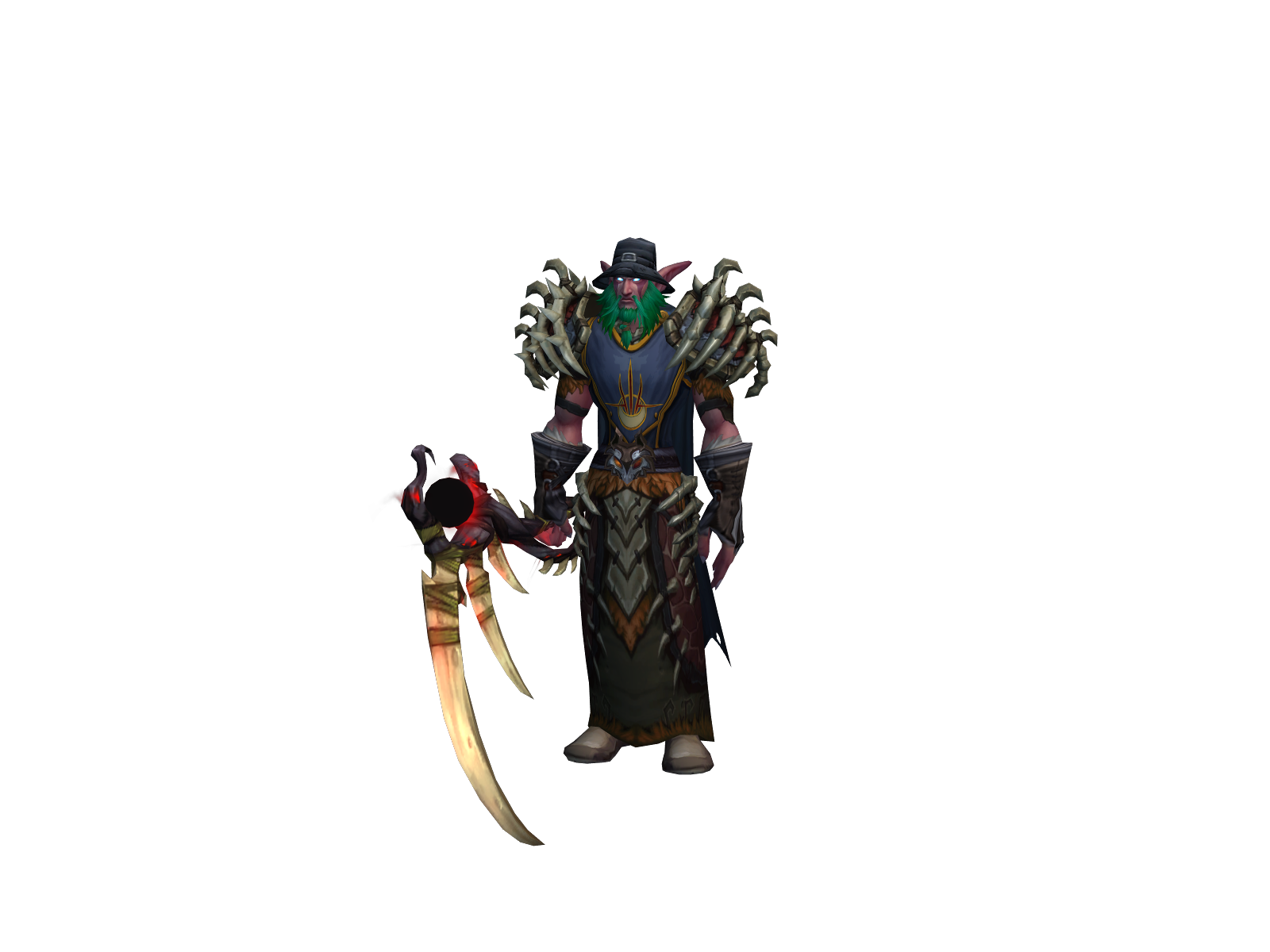 Pooflip 3D character render