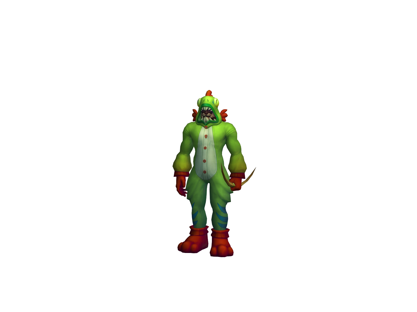 Darkserman 3D character render