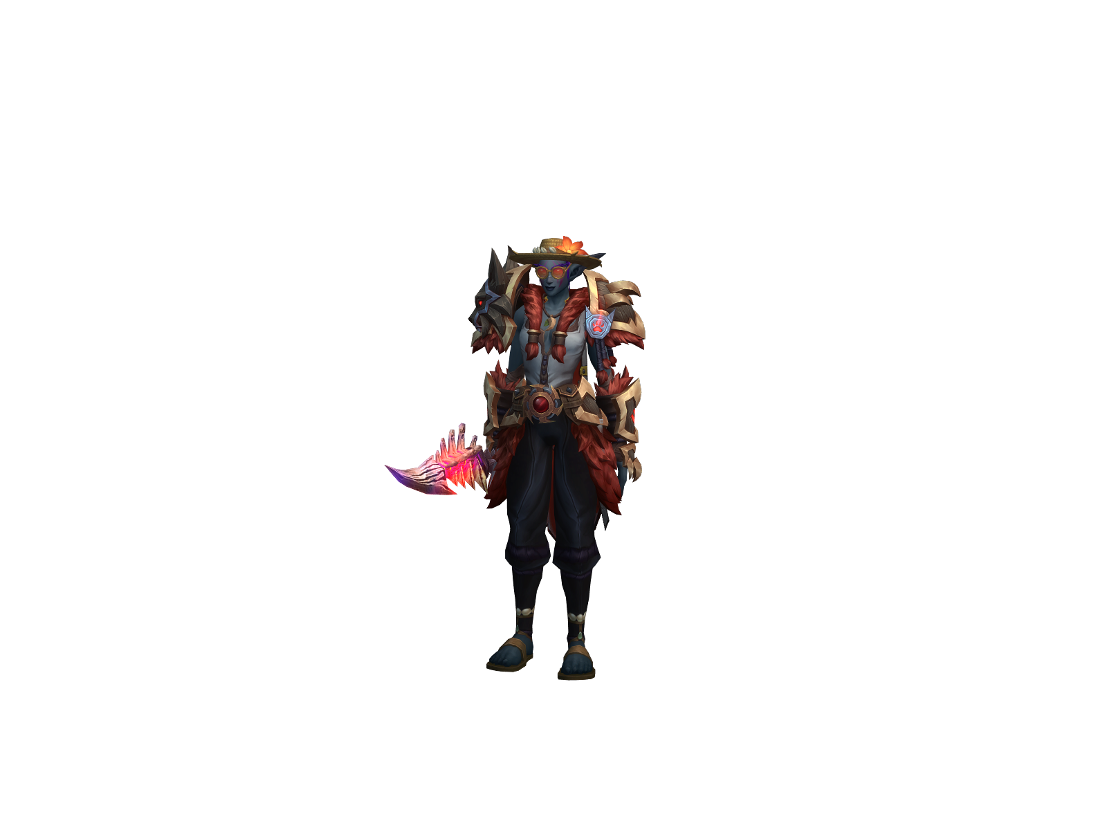 Meowzedon 3D character render