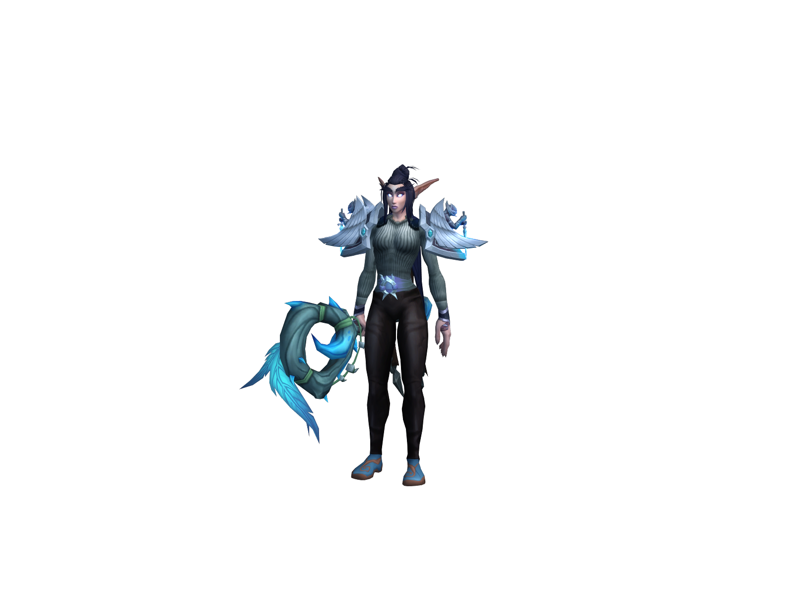 Corsica 3D character render
