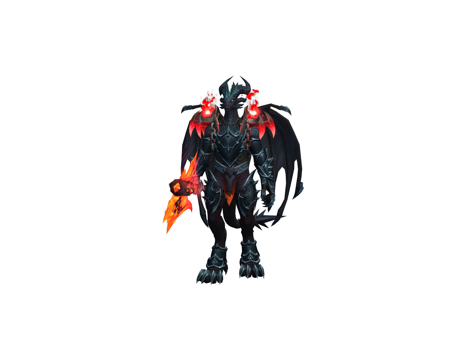 Daemonraxes 3D character render