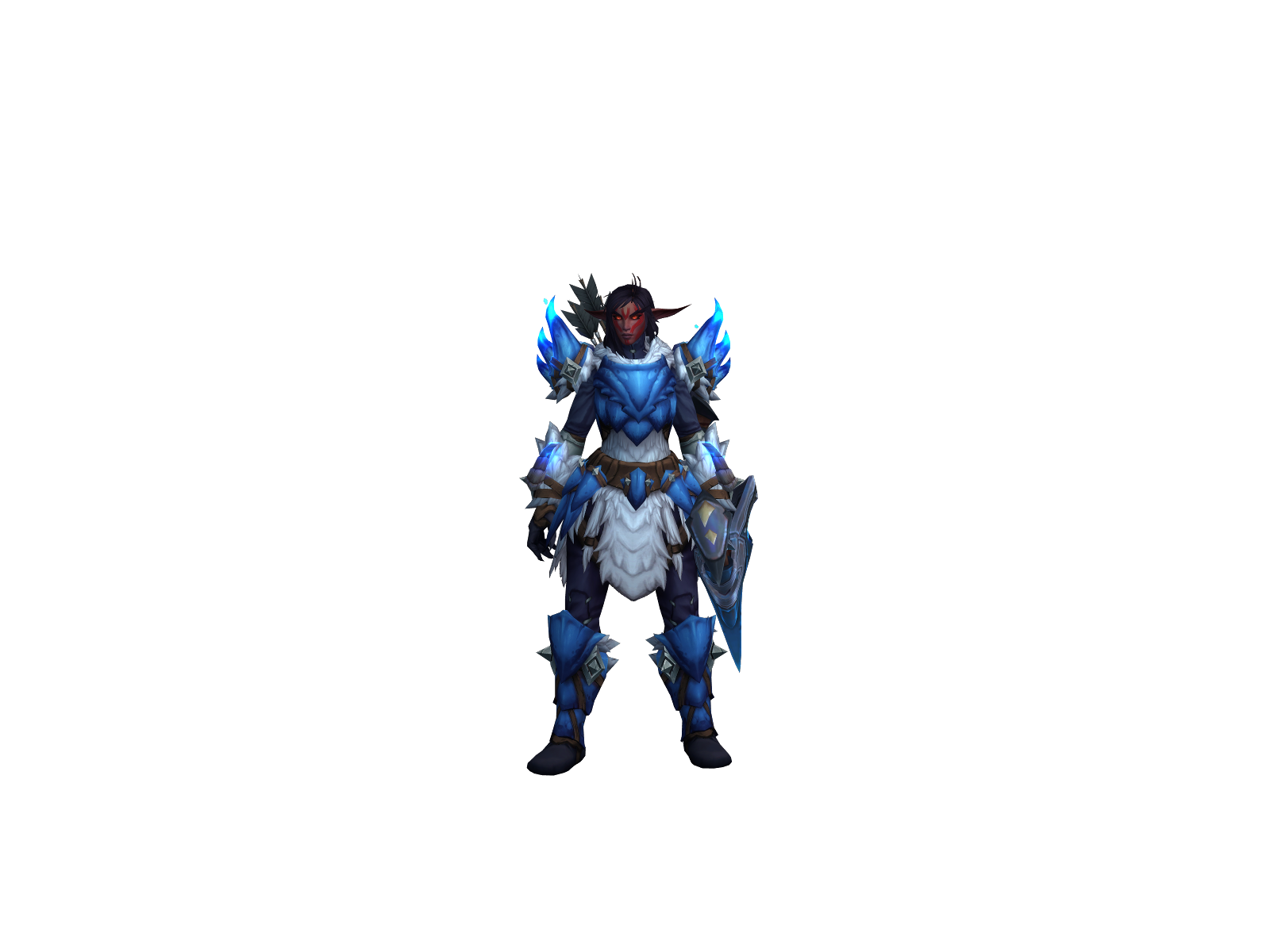 Azjra 3D character render