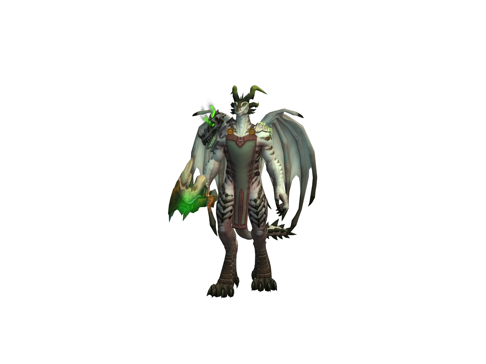 Qaal 3D character render