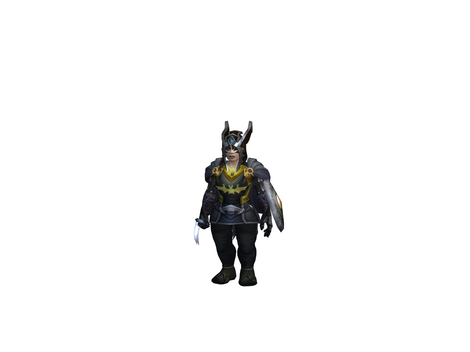 Trovao 3D character render