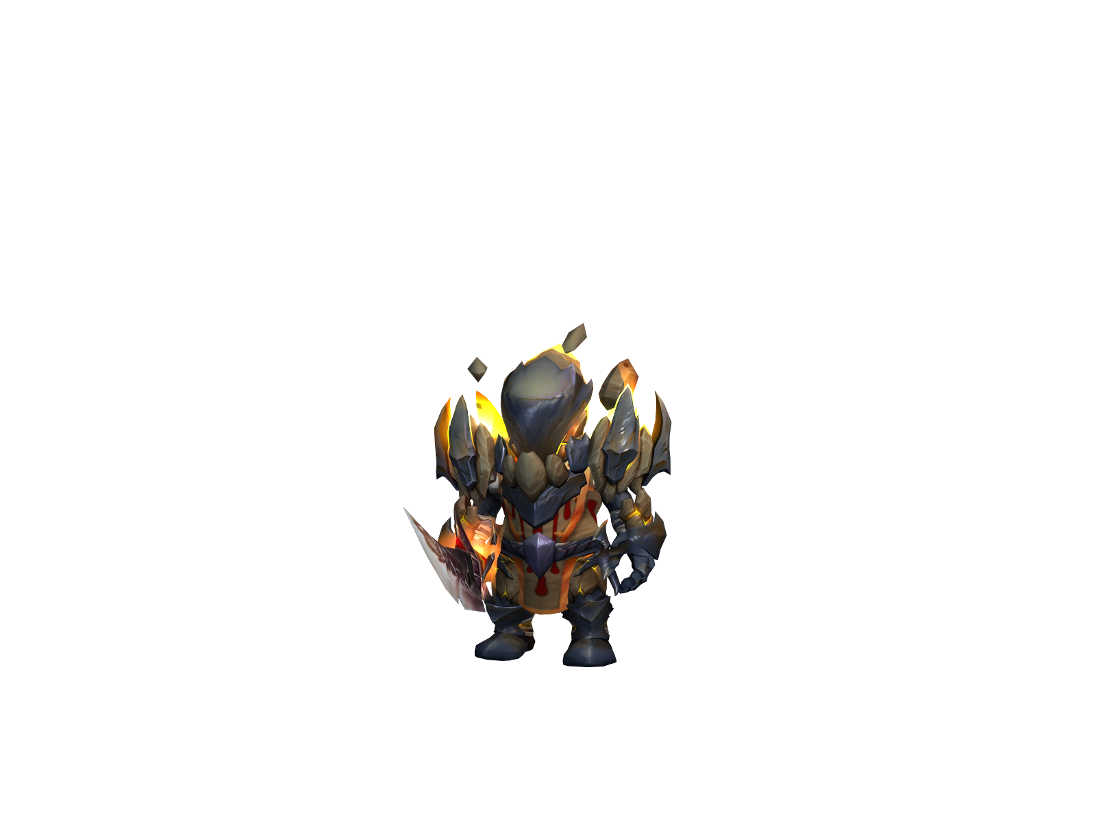 Minimolotov 3D character render