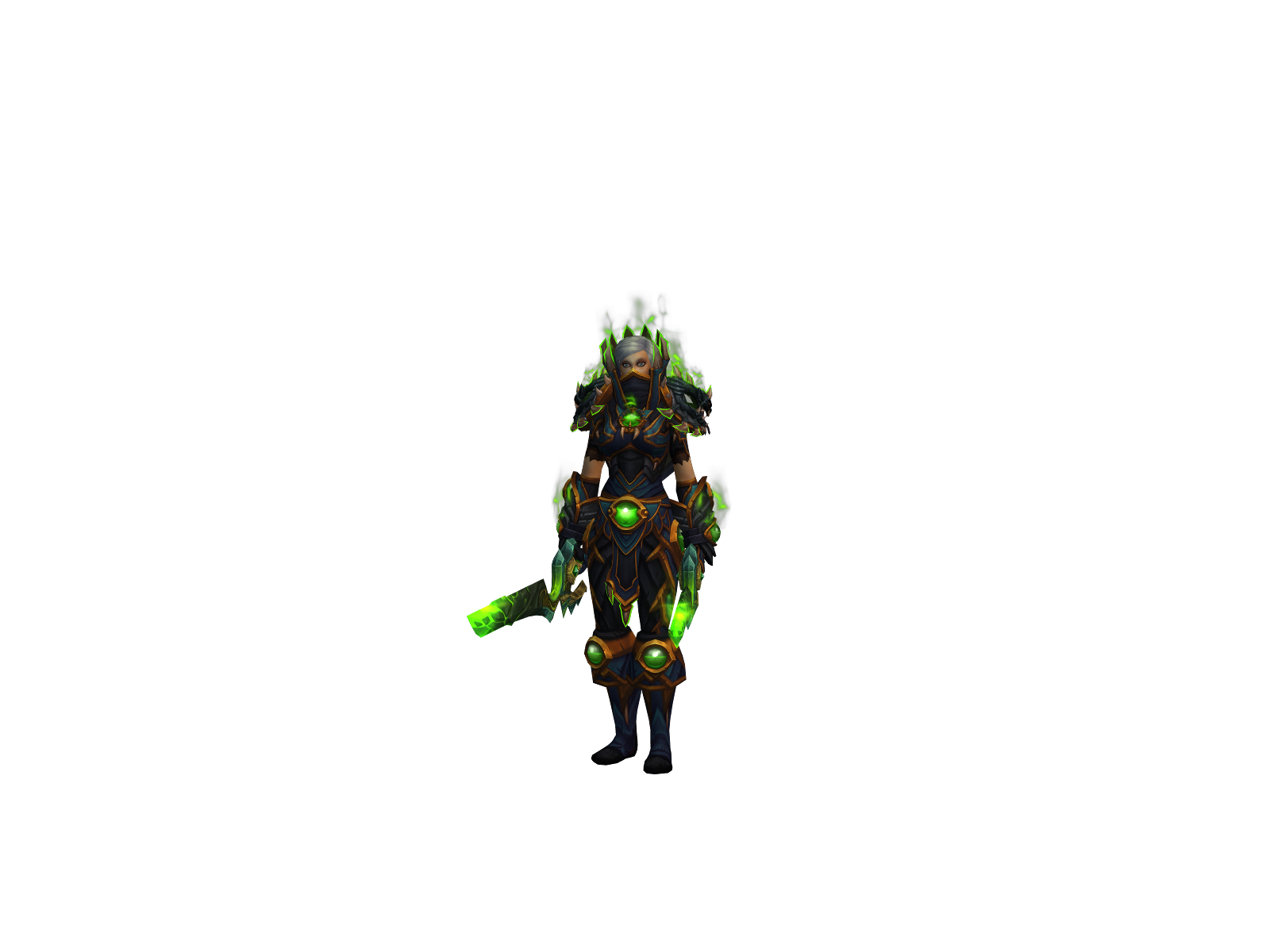 Whiteshadow 3D character render