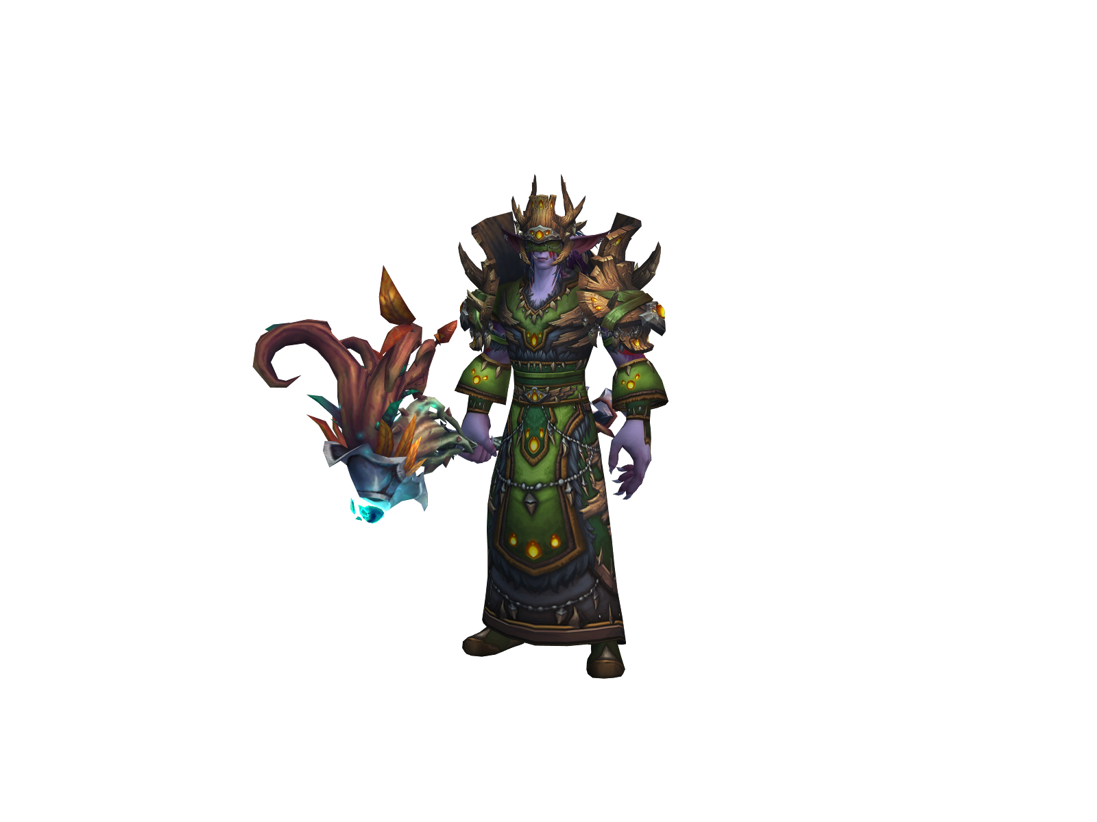 Thornbloom 3D character render