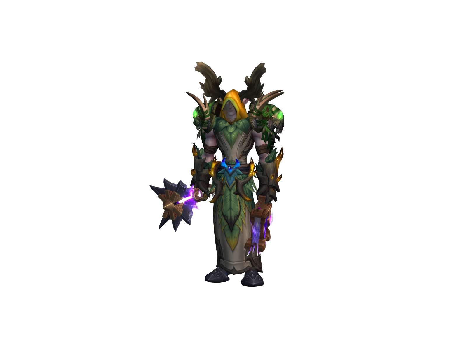 Fluffybare 3D character render