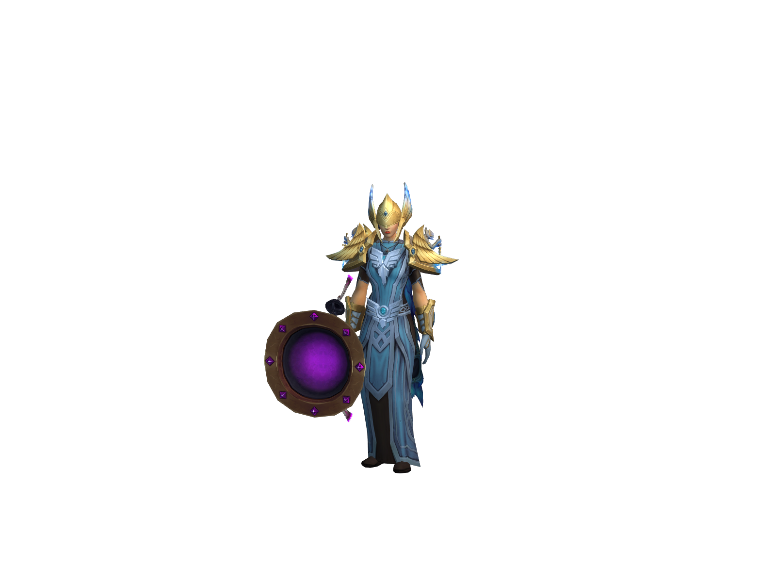 Ckpriest 3D character render