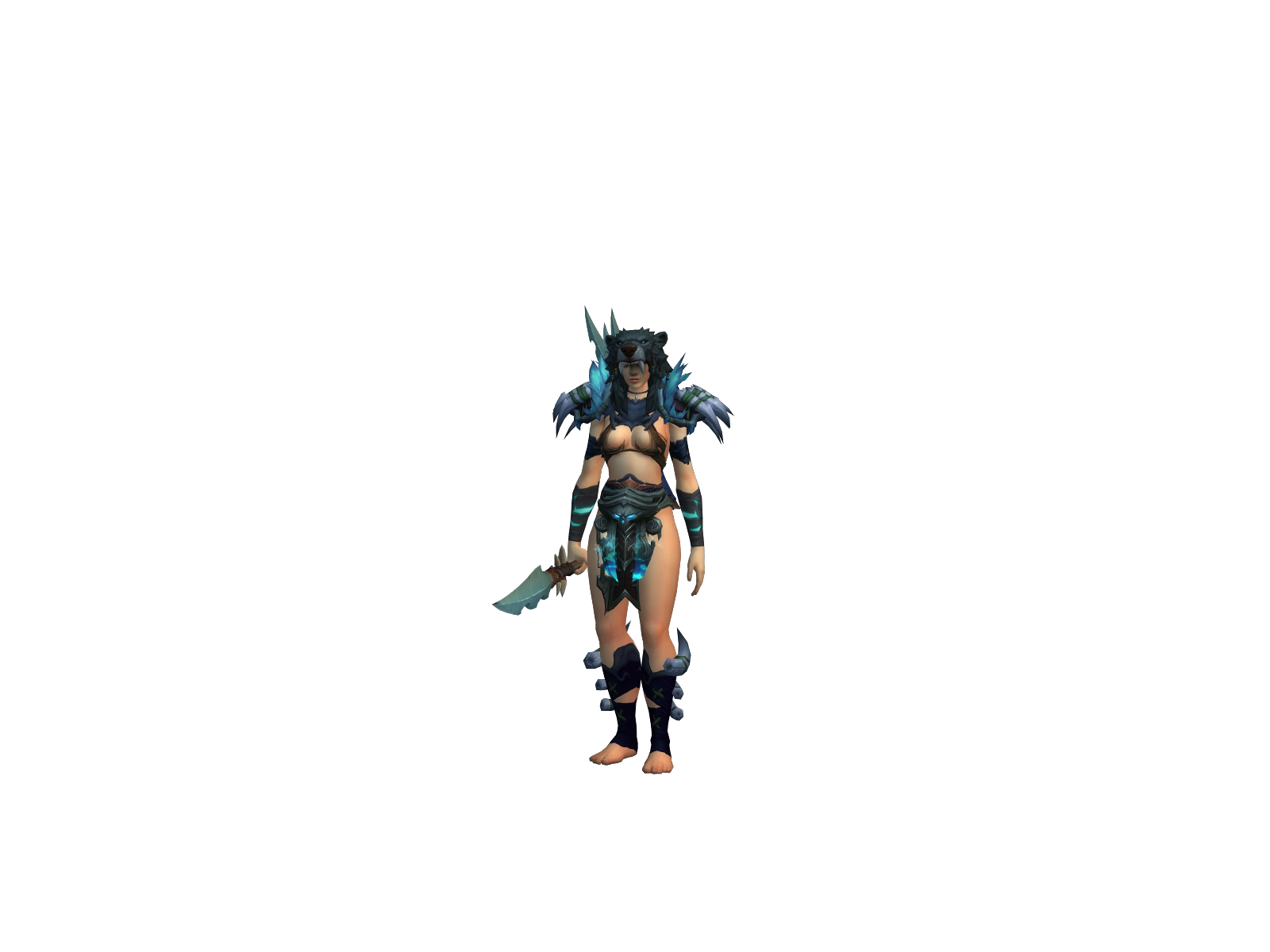 Exonoxus 3D character render