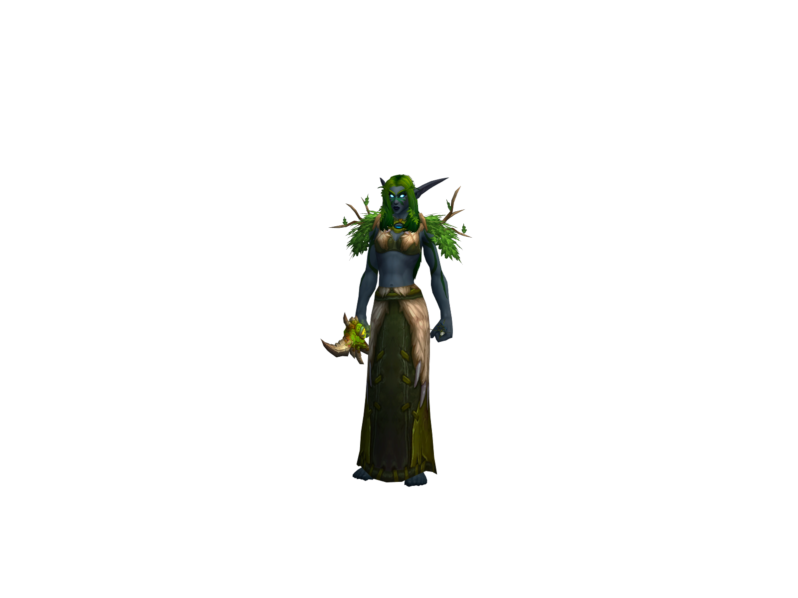 Chlorõphyll 3D character render