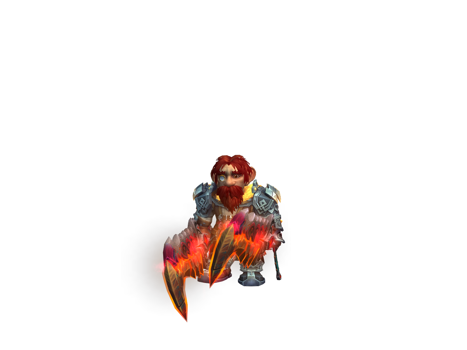 Pythias 3D character render