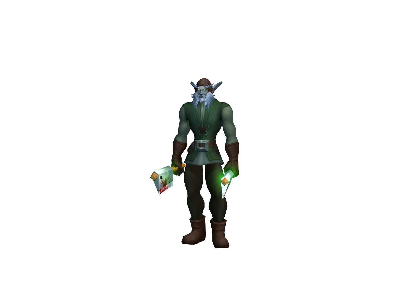 Mäta 3D character render