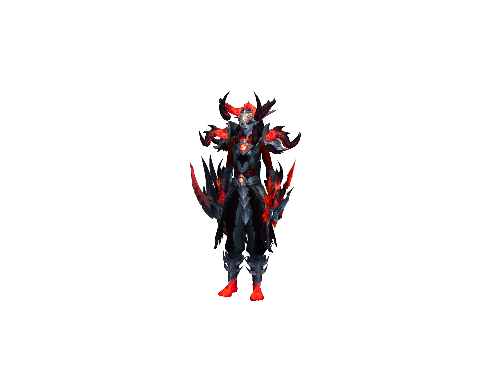 Fracxures 3D character render