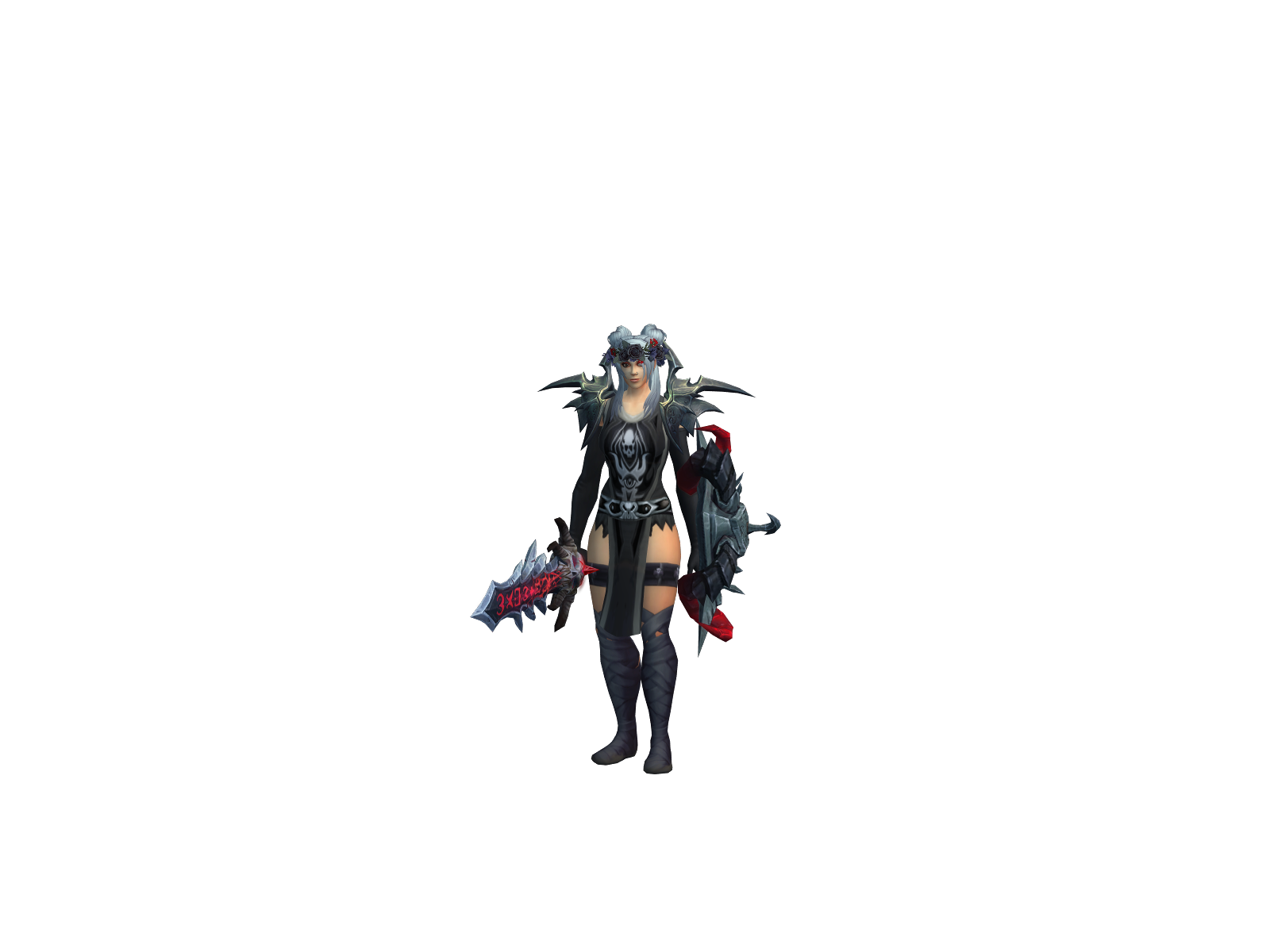 Damagedxd 3D character render