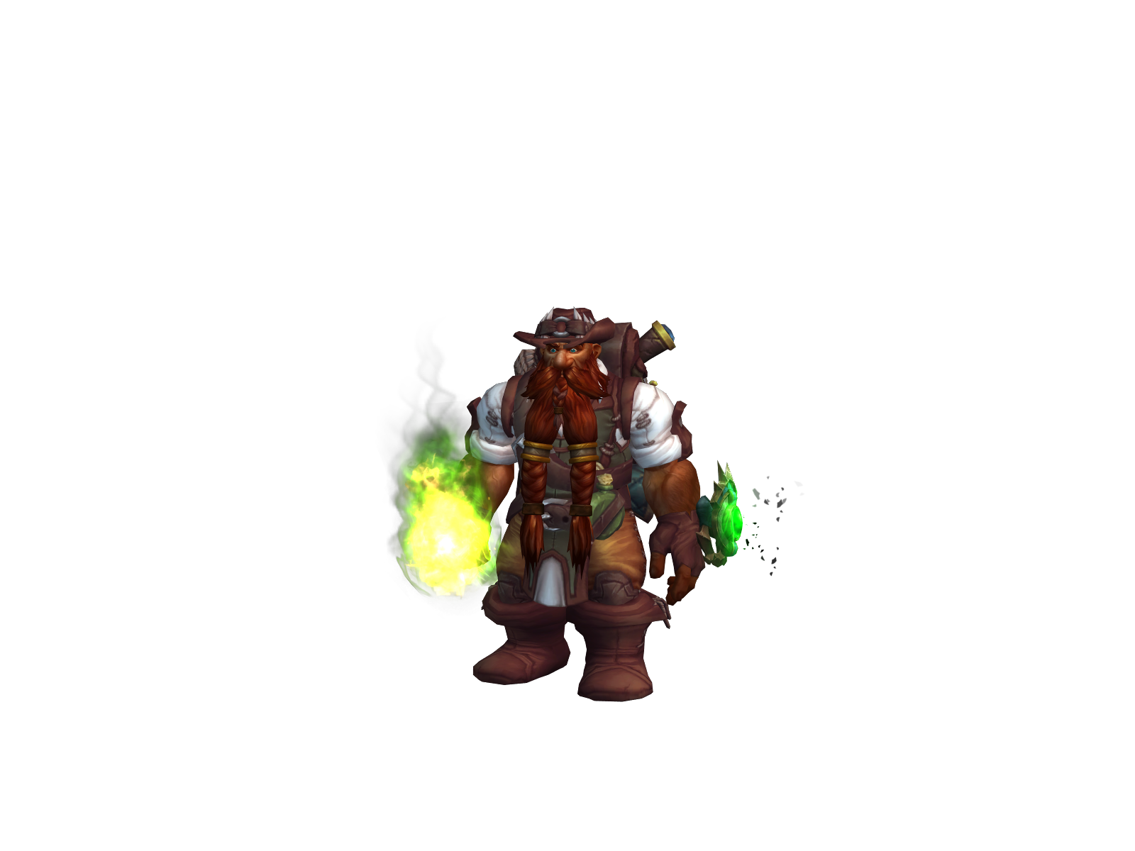 Ayahuascero 3D character render