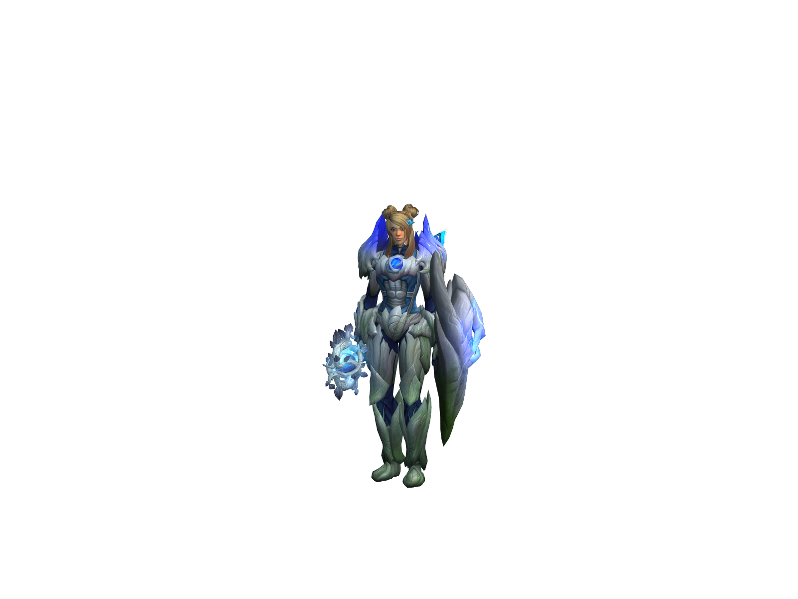 Kaol 3D character render