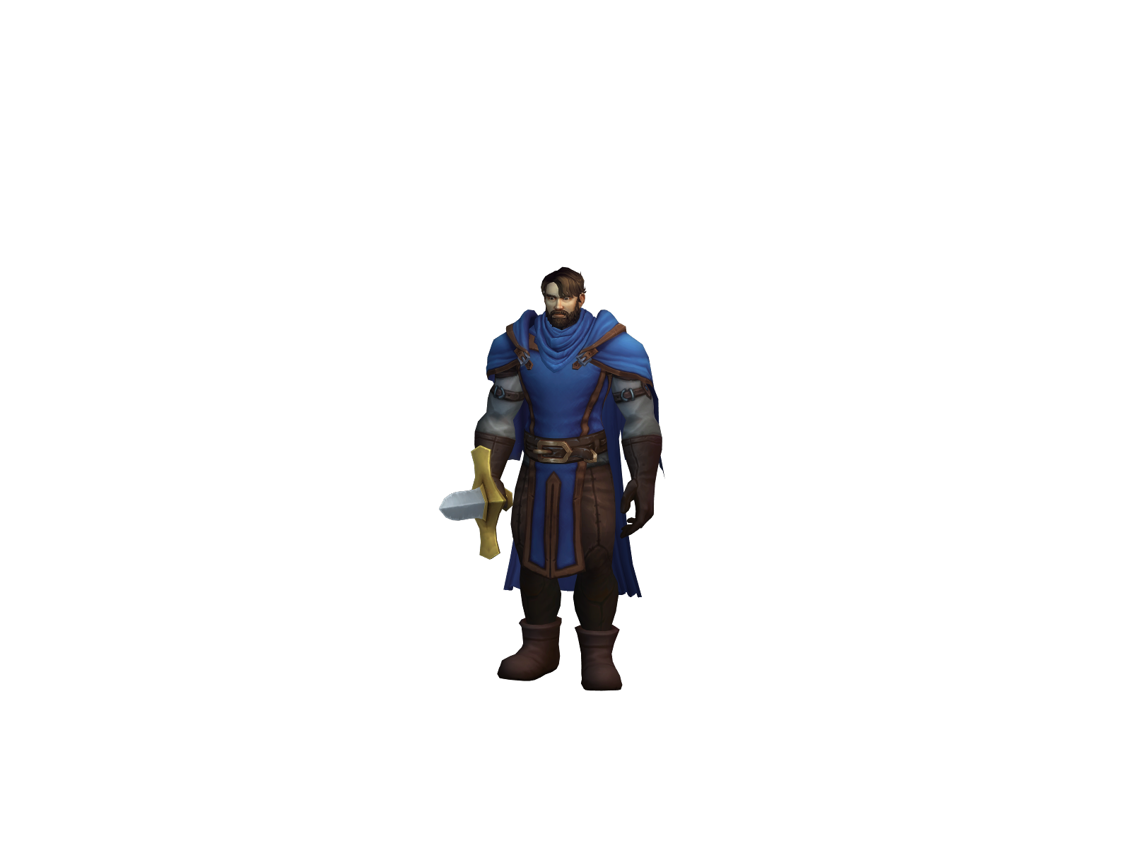 Zeddius 3D character render