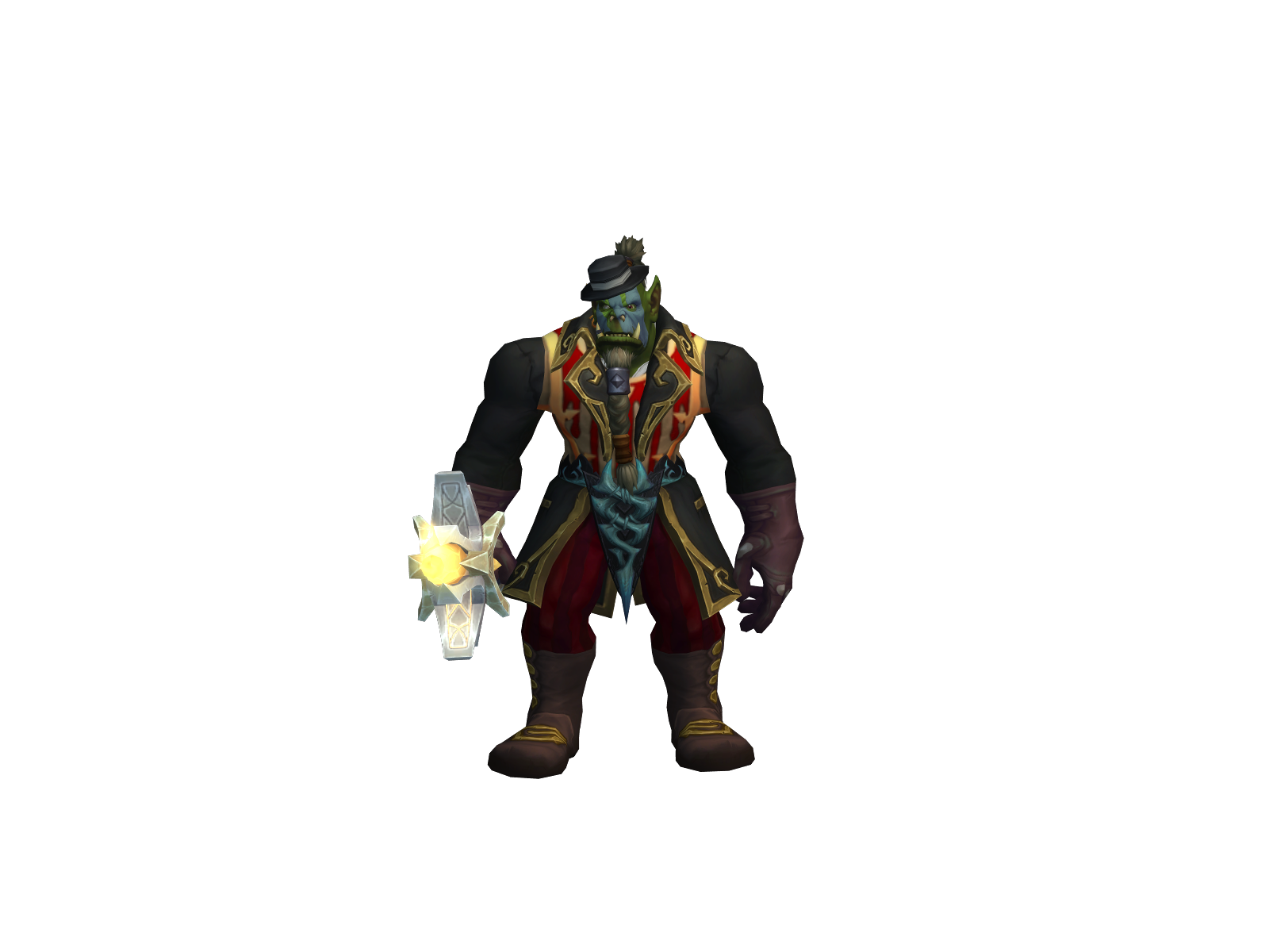 Ushanka 3D character render