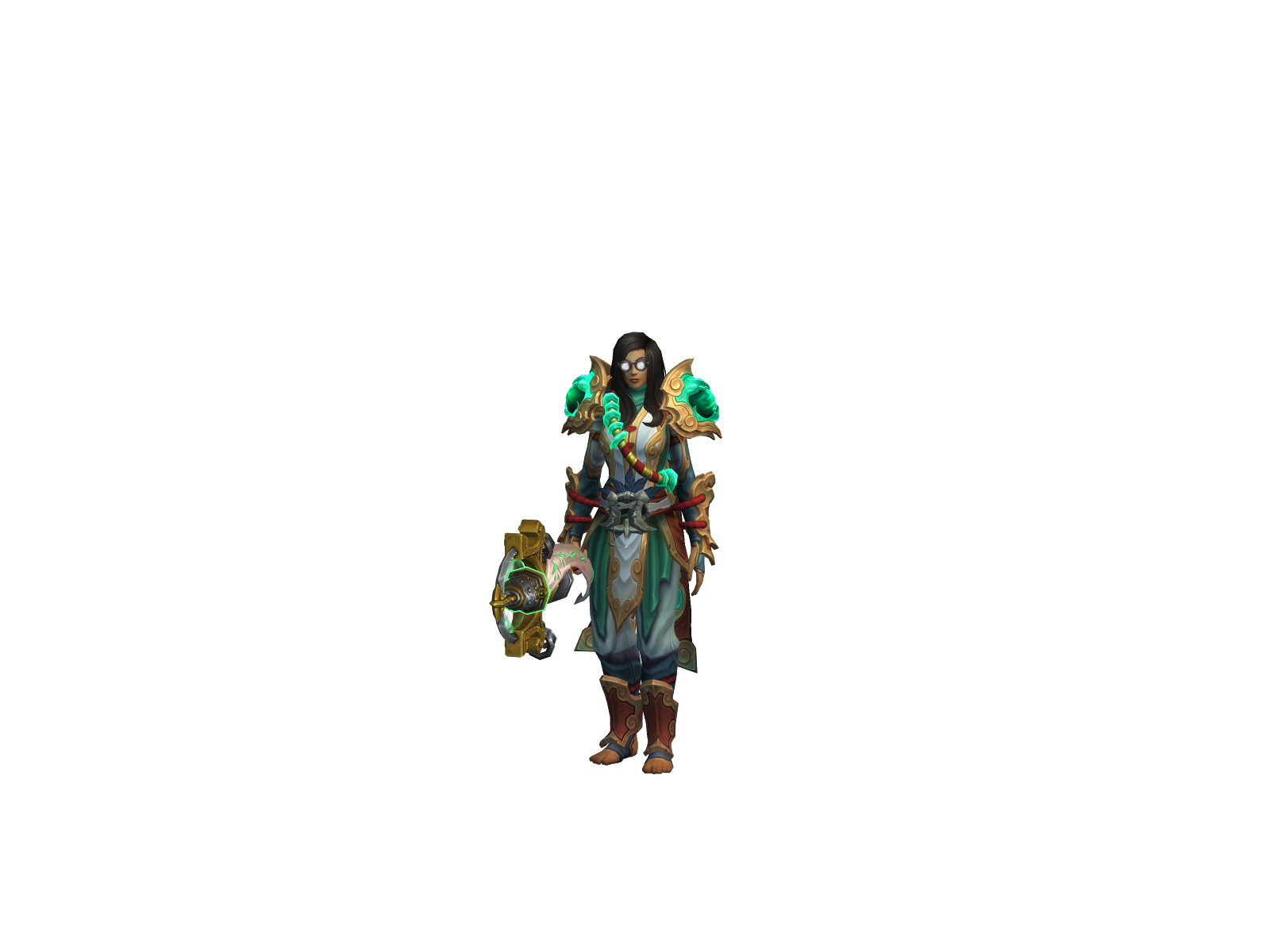 Hyabusza 3D character render