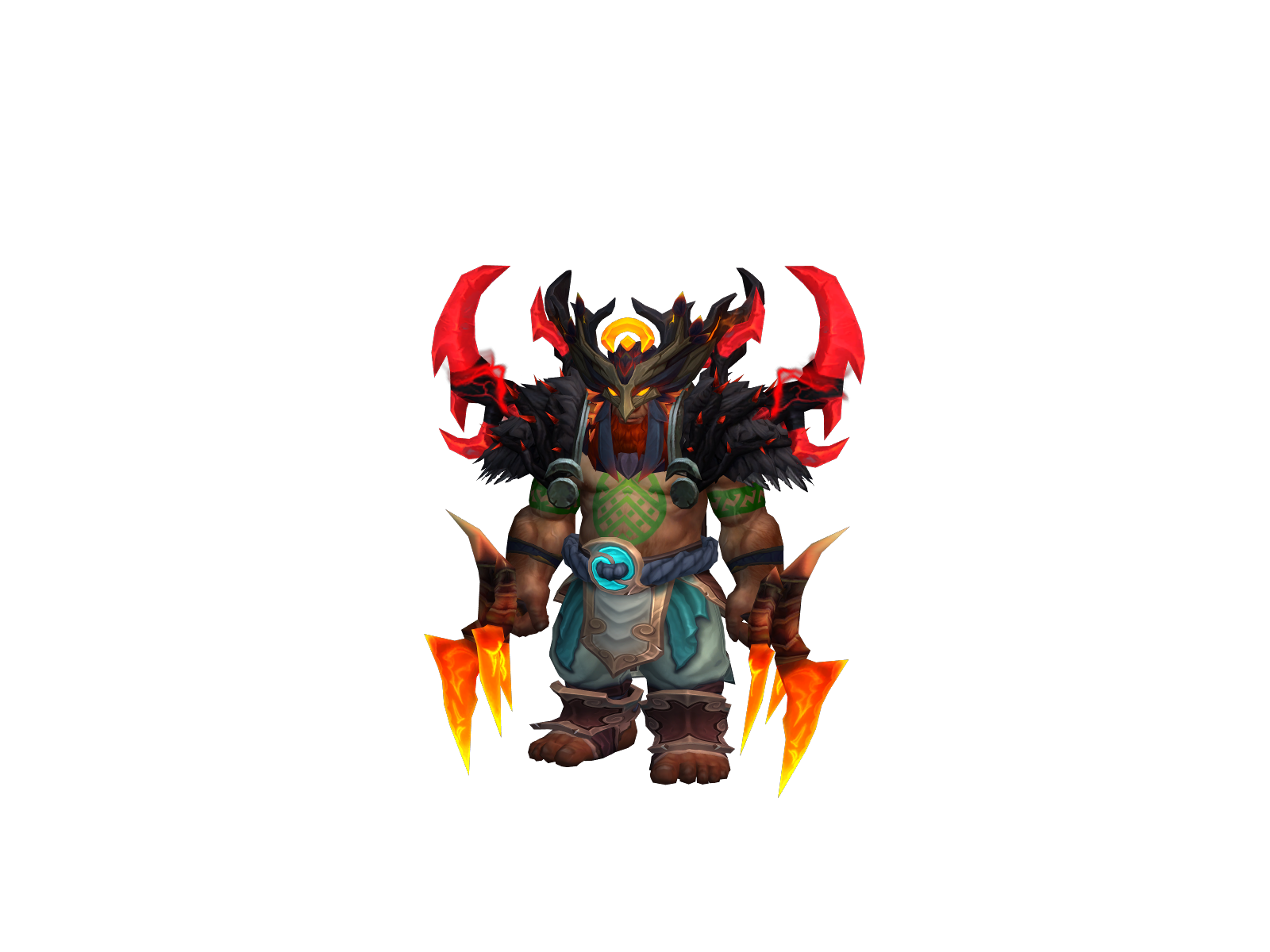 Restingfist 3D character render