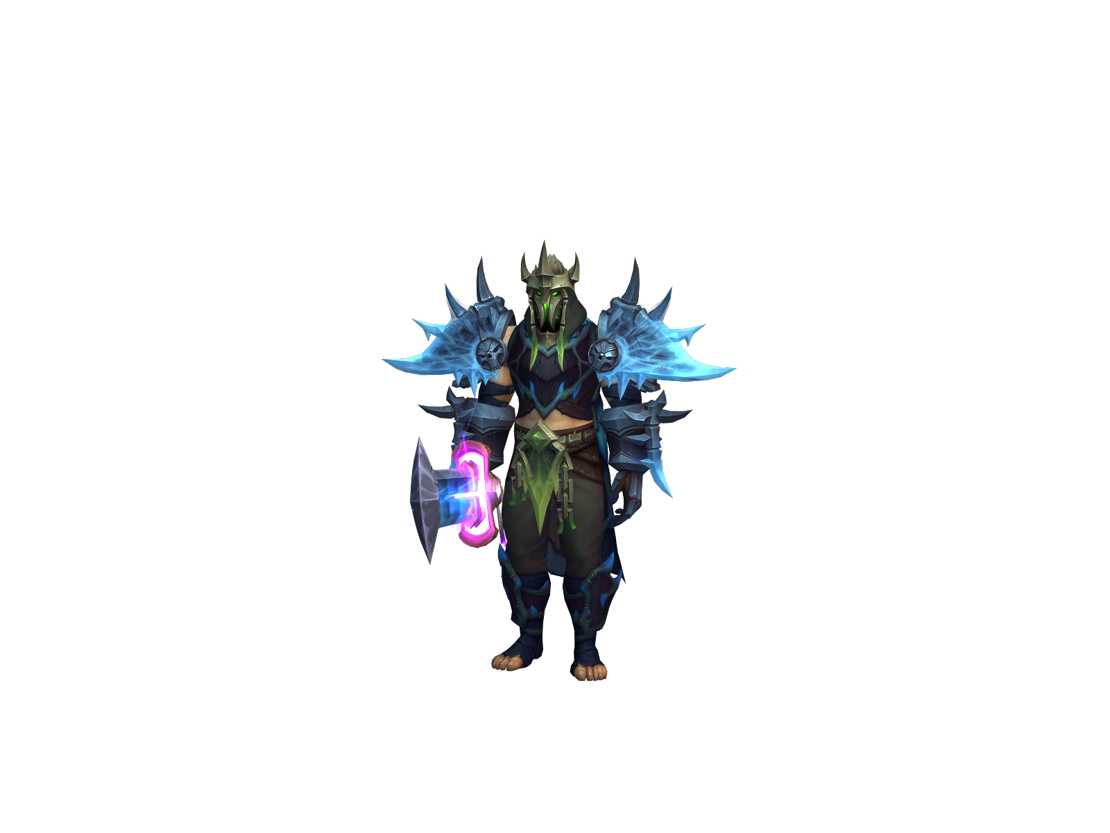 Belatucadro 3D character render