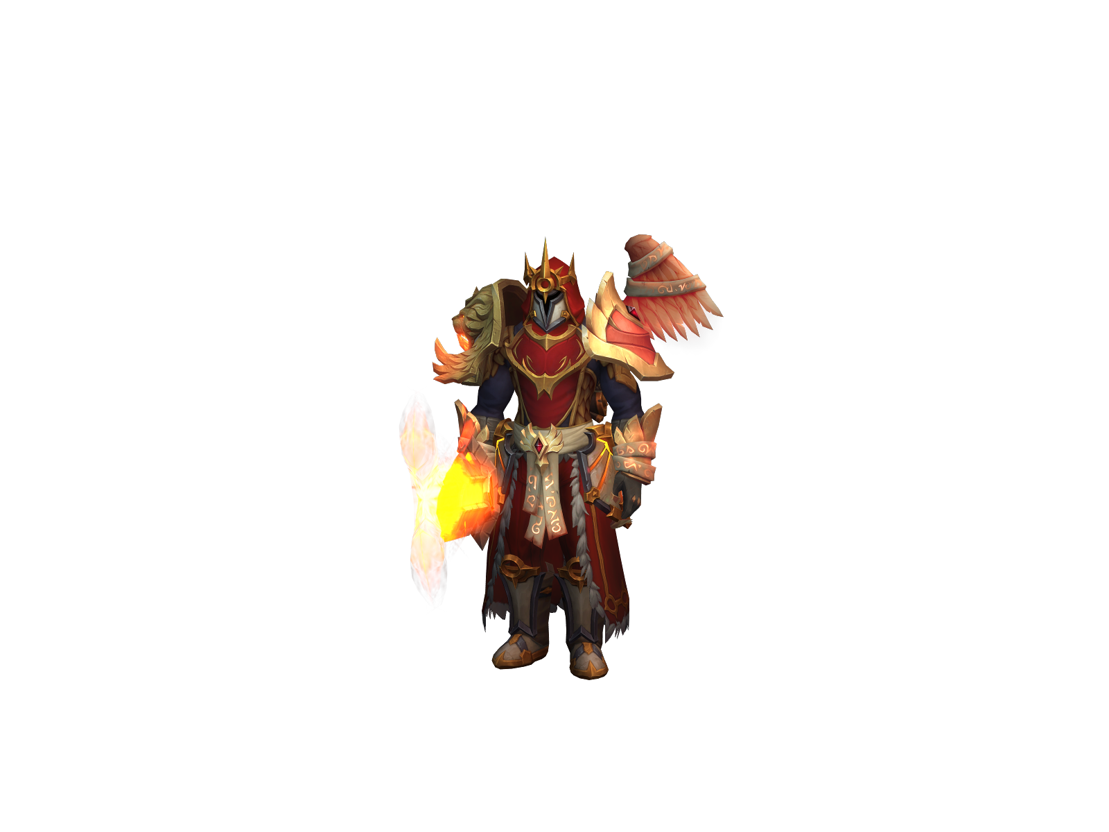 Ashened 3D character render