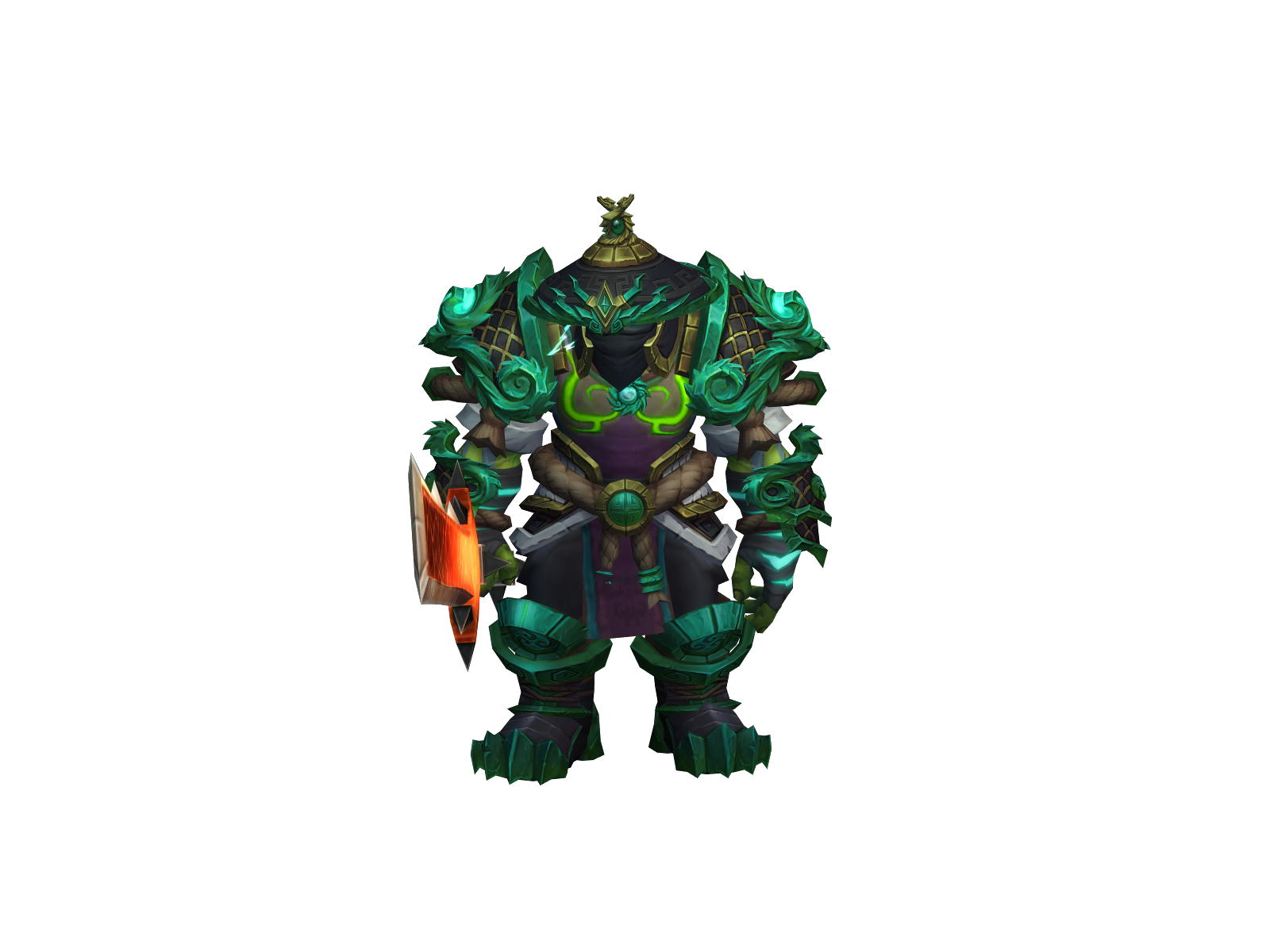 Triganomix 3D character render