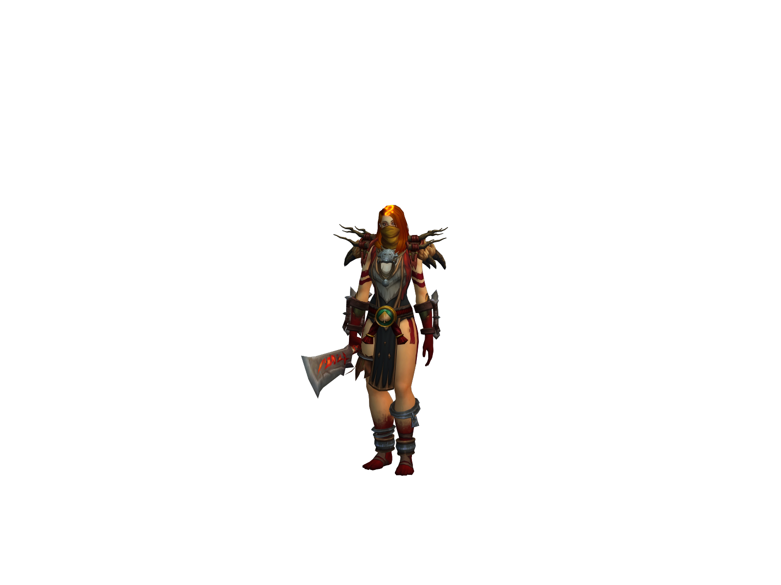 Chanassa 3D character render