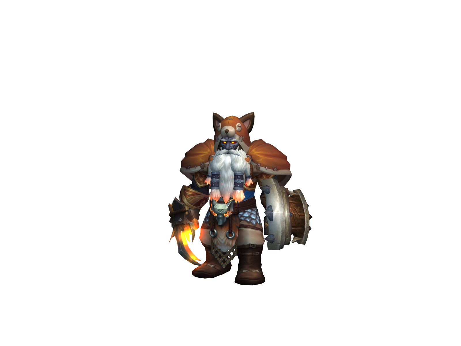 Hurky 3D character render