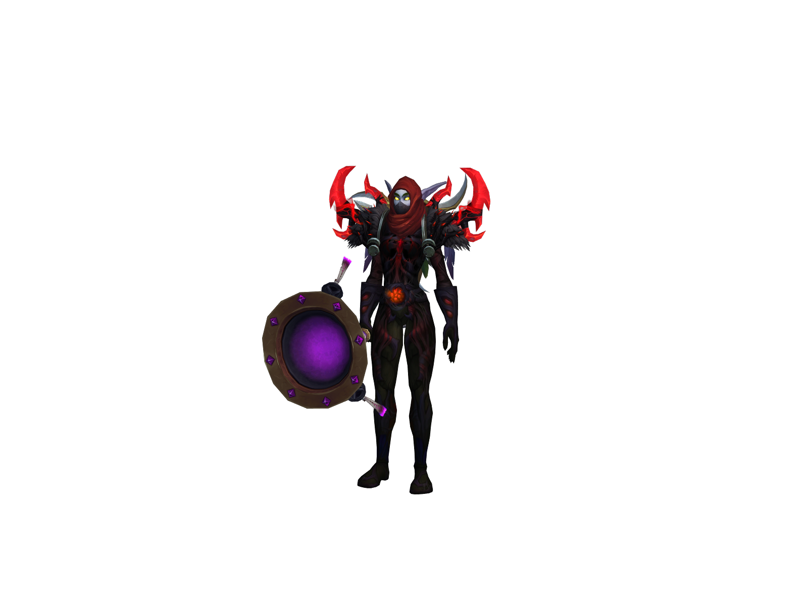 Udru 3D character render