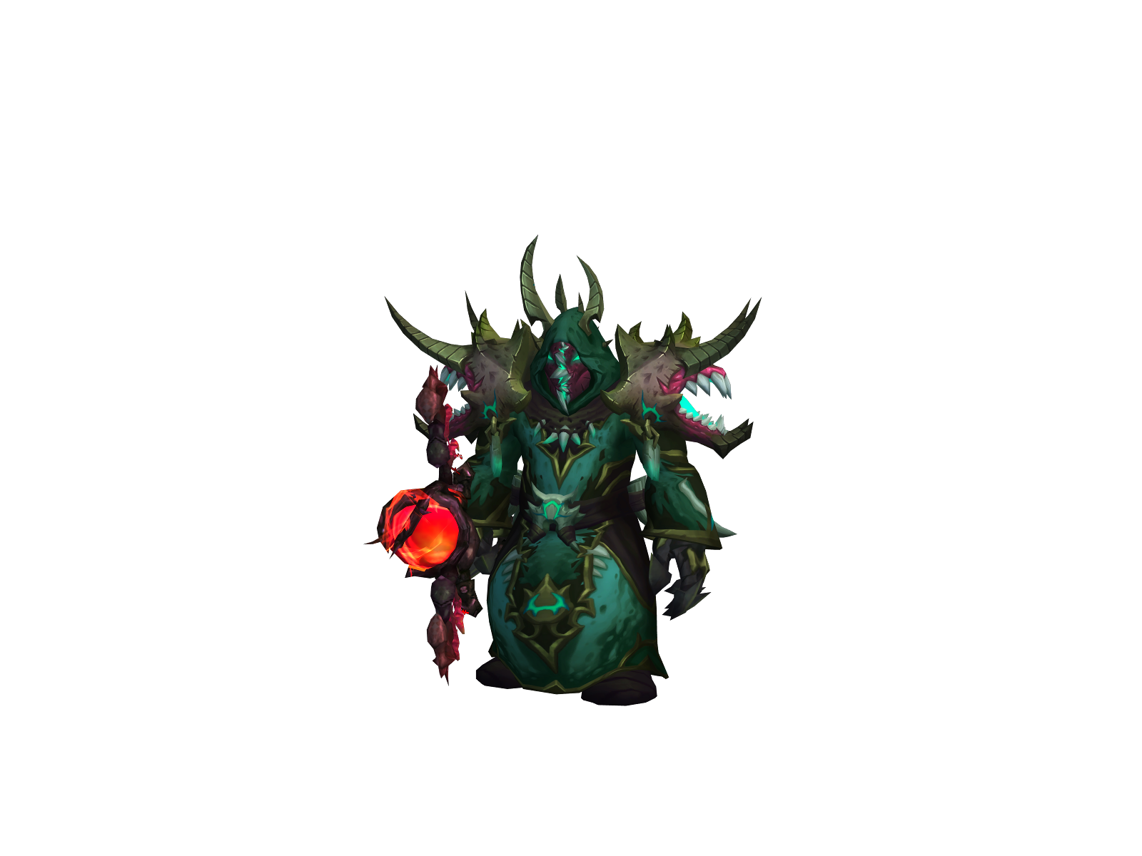 Bronkurian 3D character render