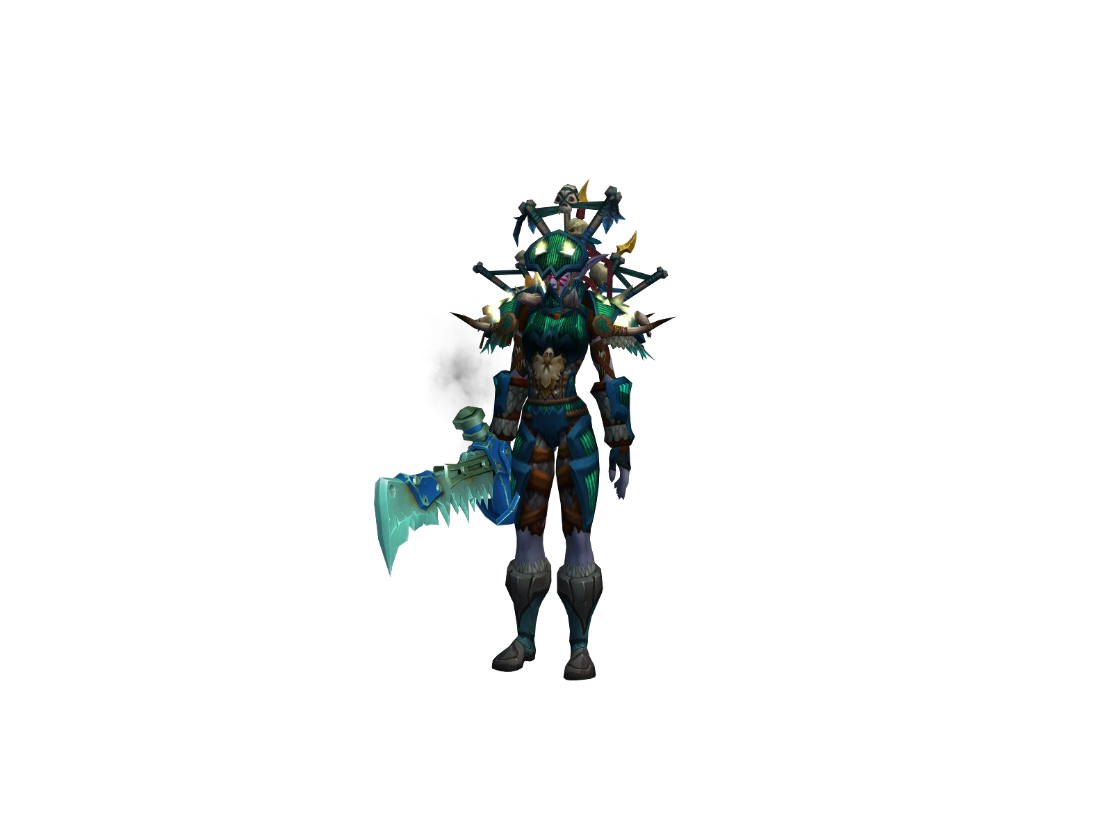 Bücktooth 3D character render