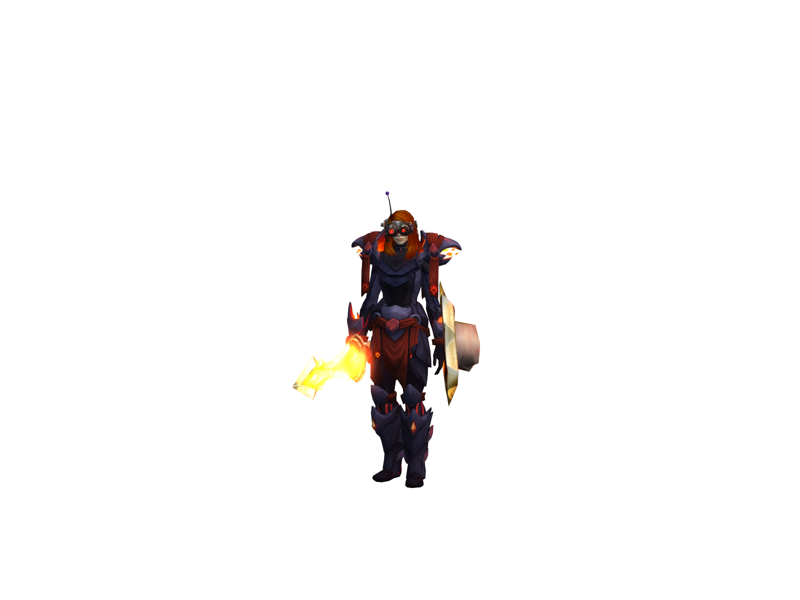 Hotarun 3D character render