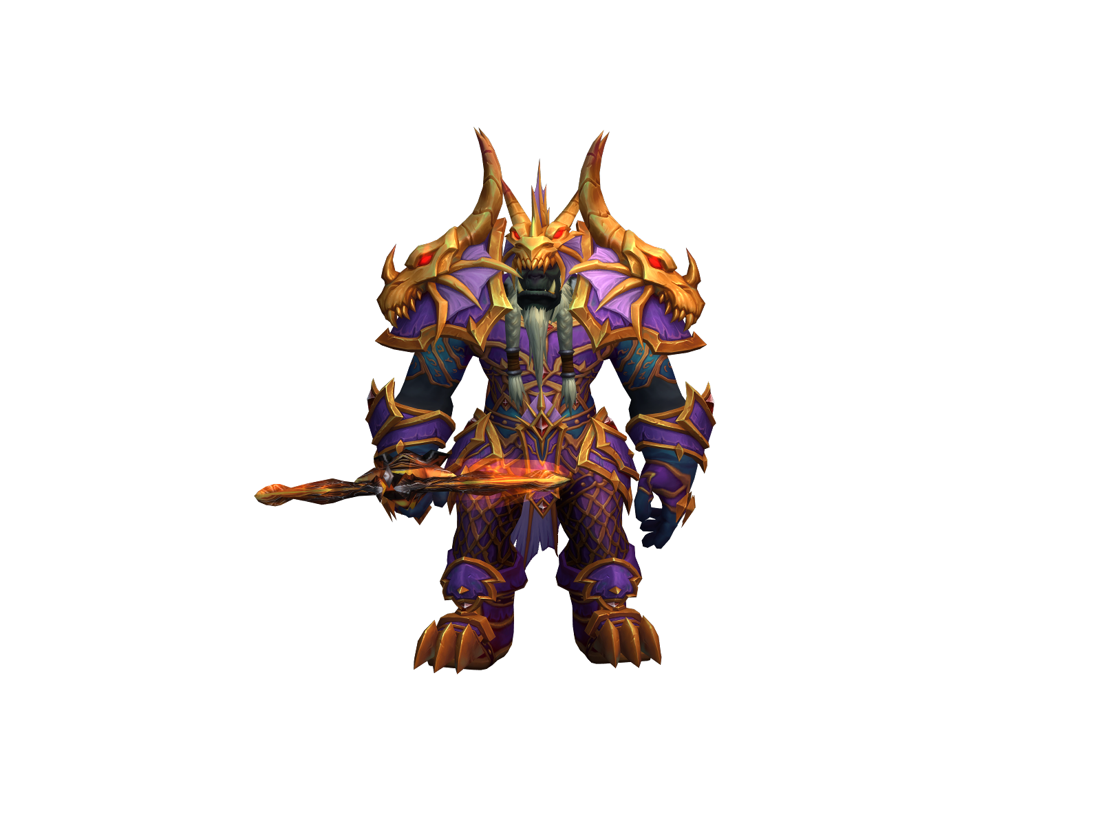 Bowfather 3D character render