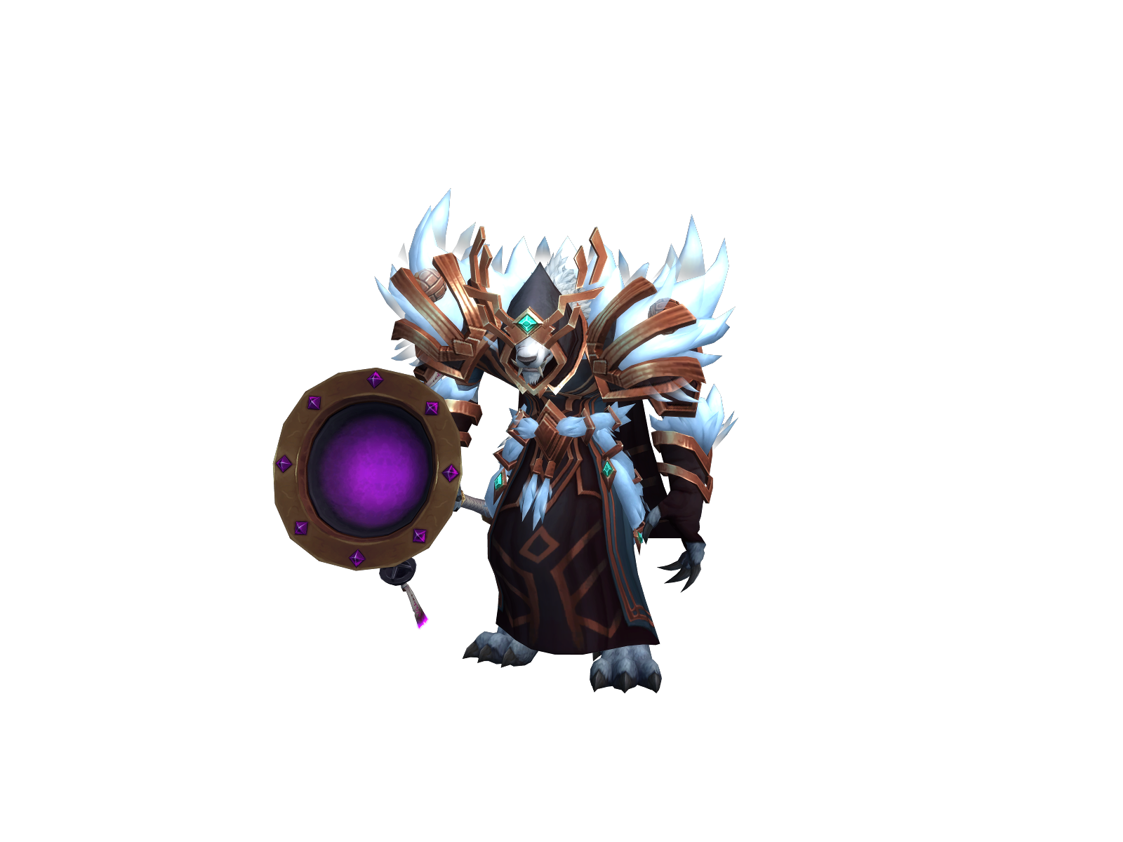 Mandogowl 3D character render