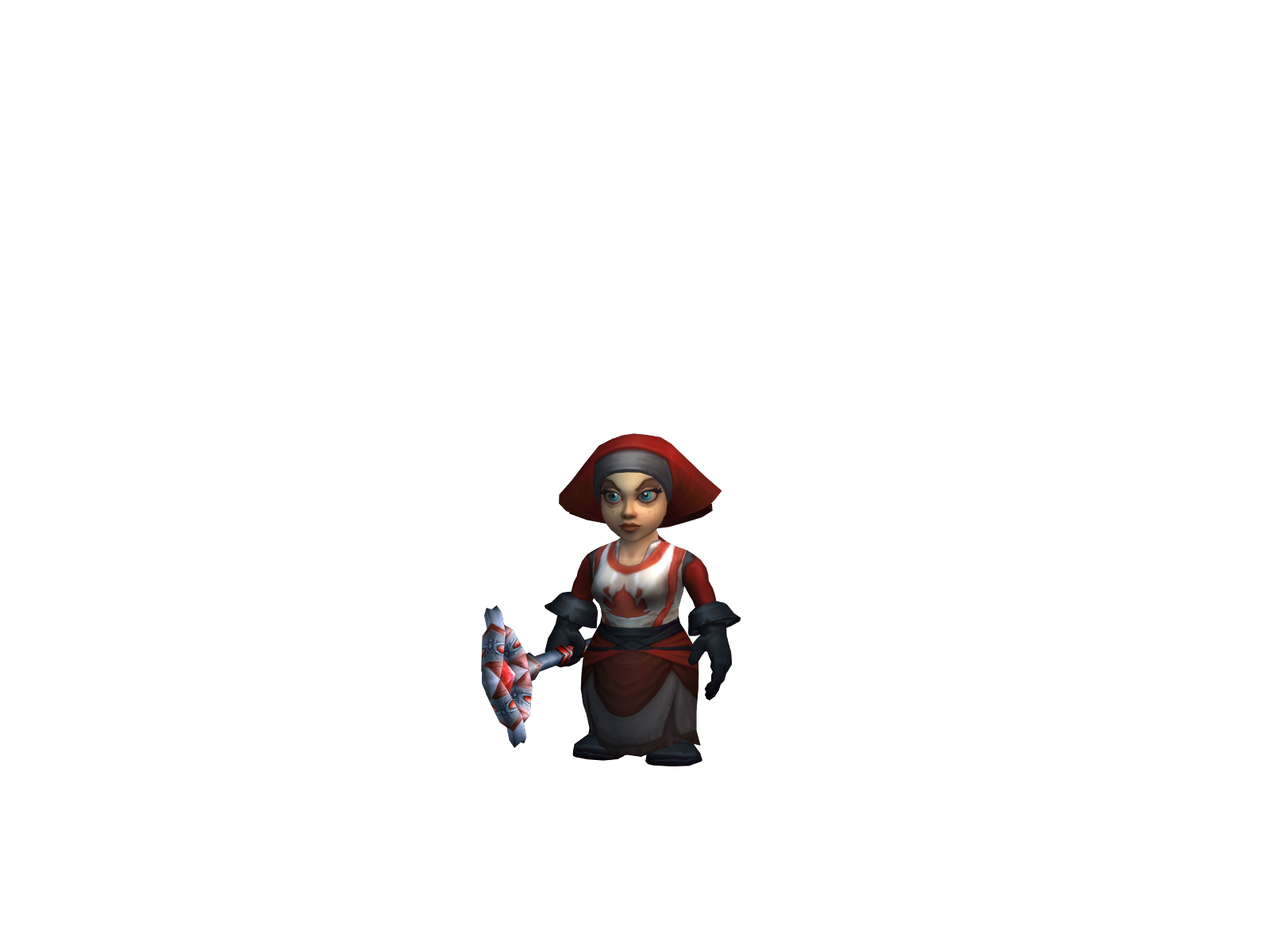 Amerikunt 3D character render