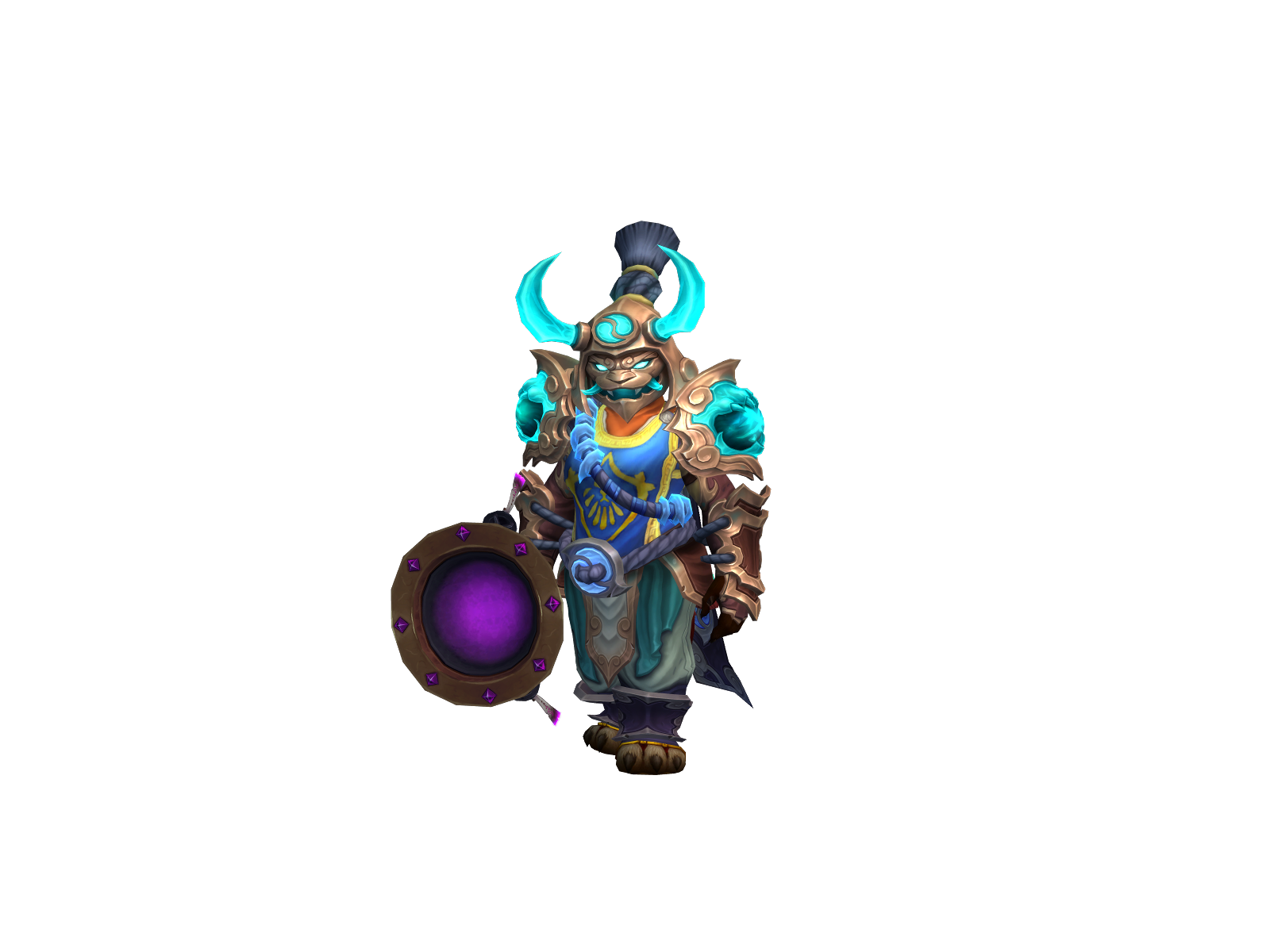 Enakhra 3D character render