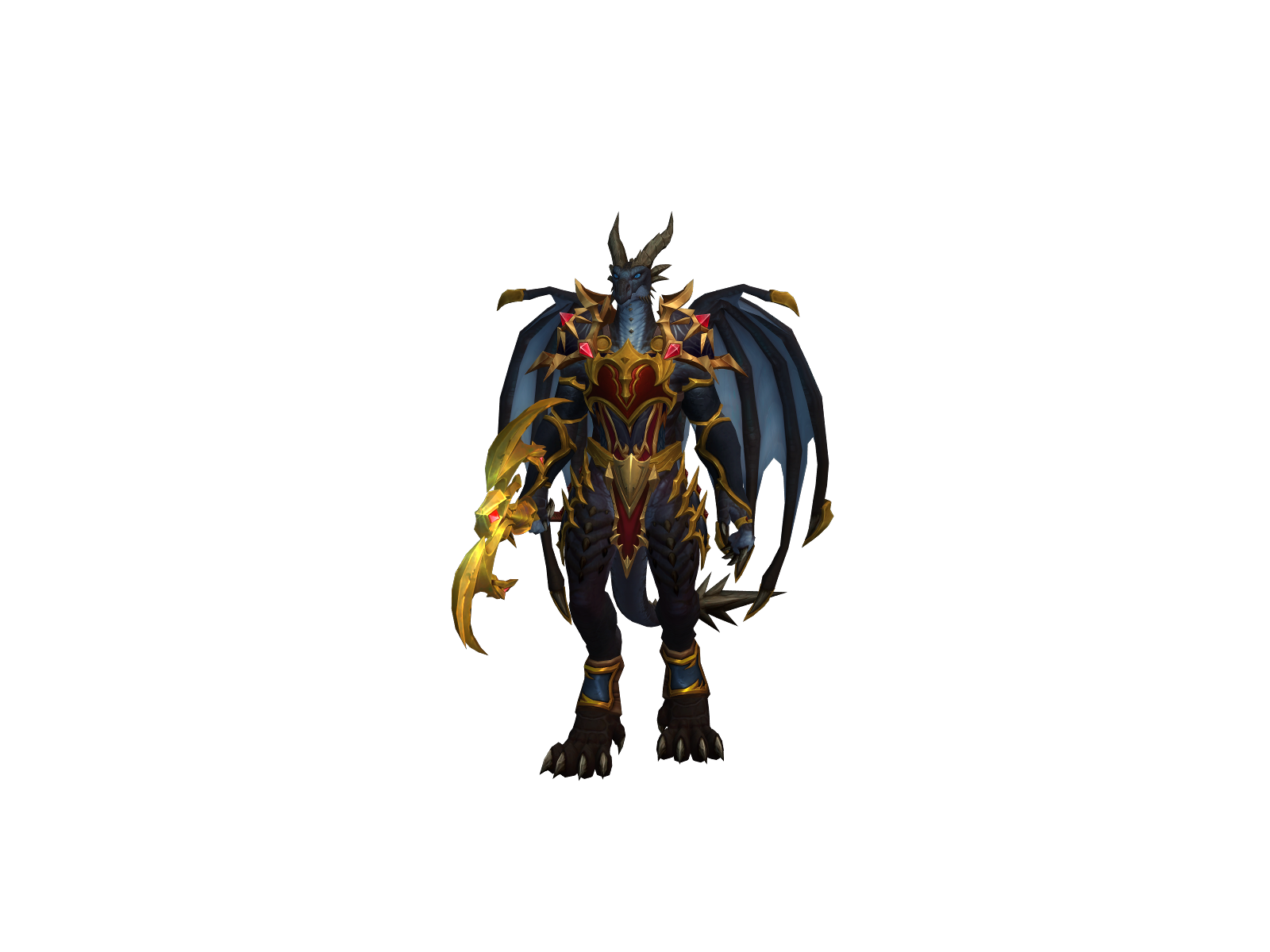 Bahamutz 3D character render