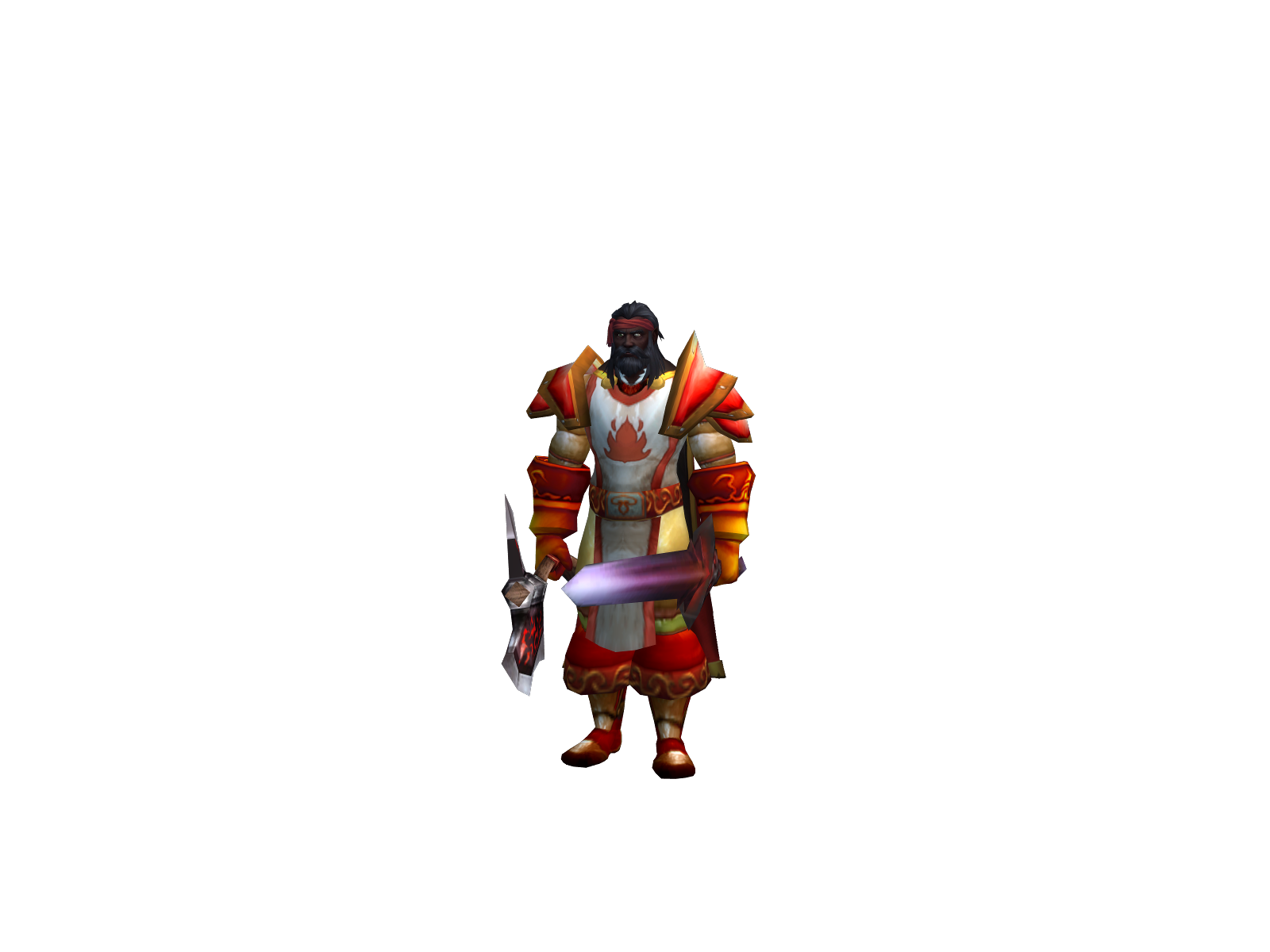 Thalder 3D character render