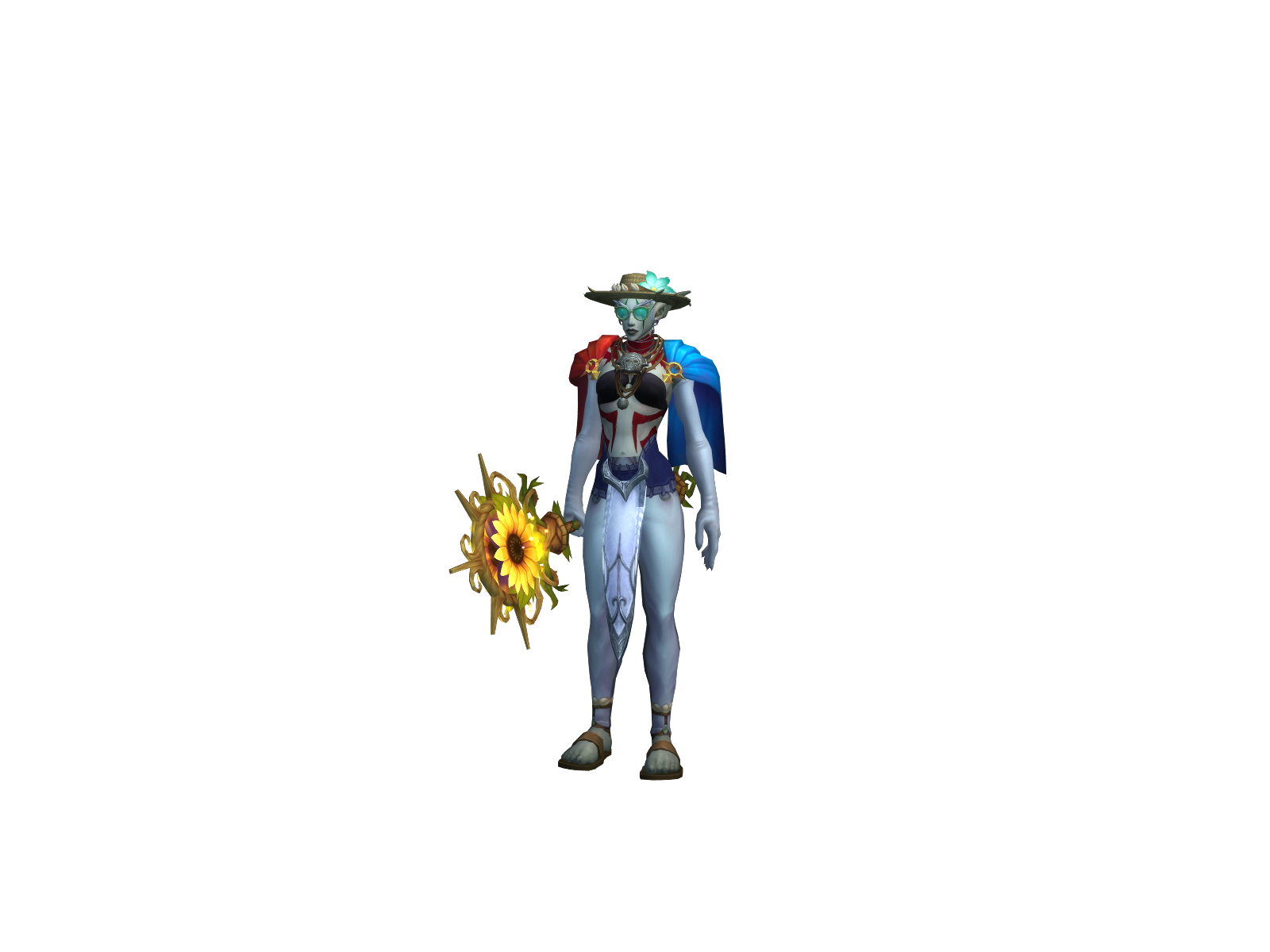 Throttlez 3D character render