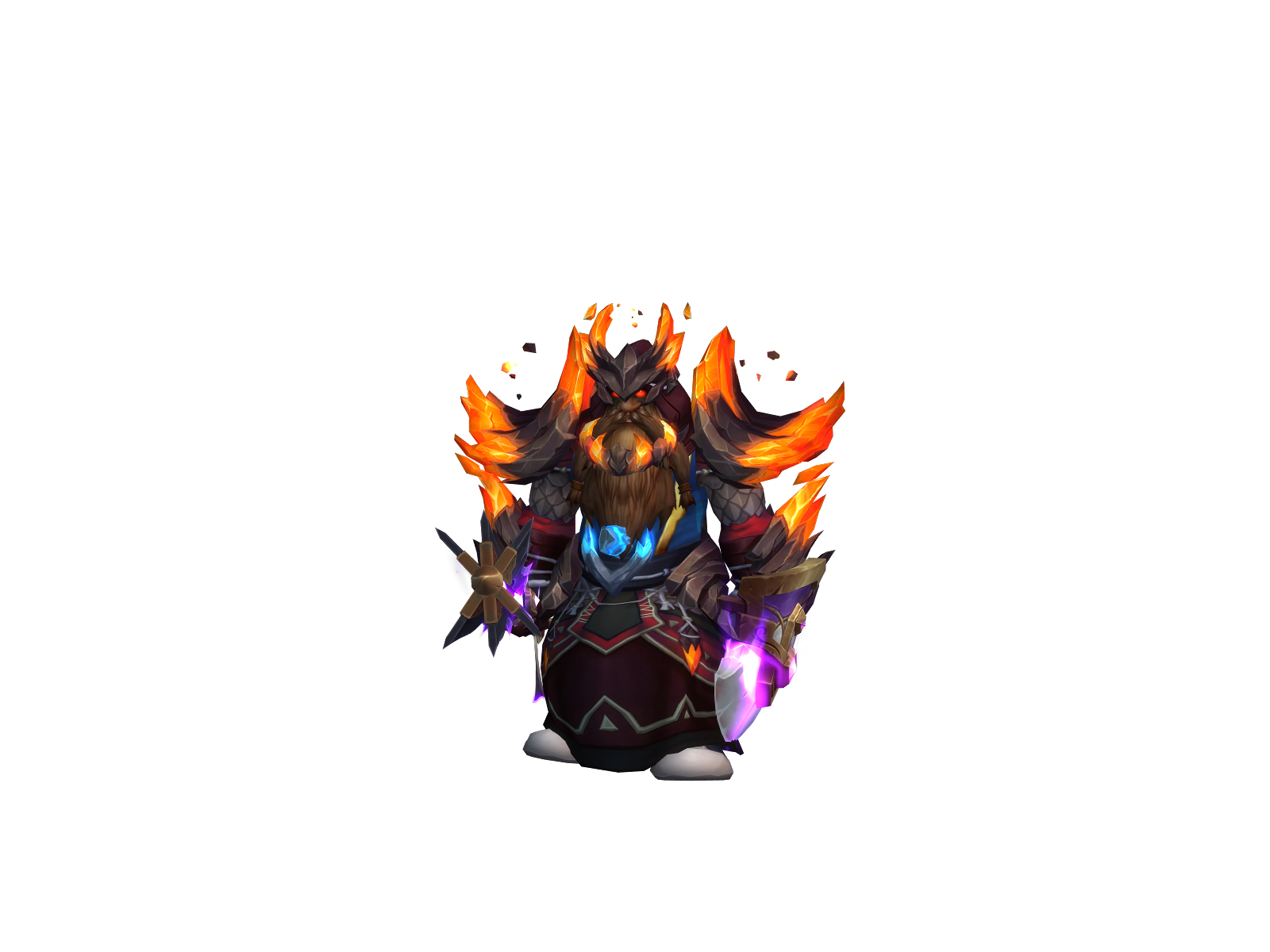 Chaslock 3D character render