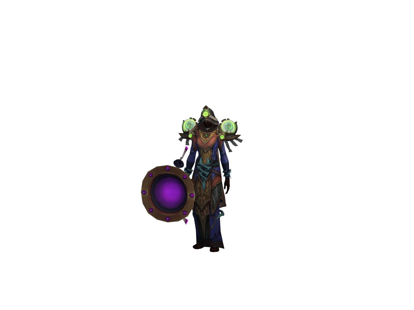 Theocean 3D character render