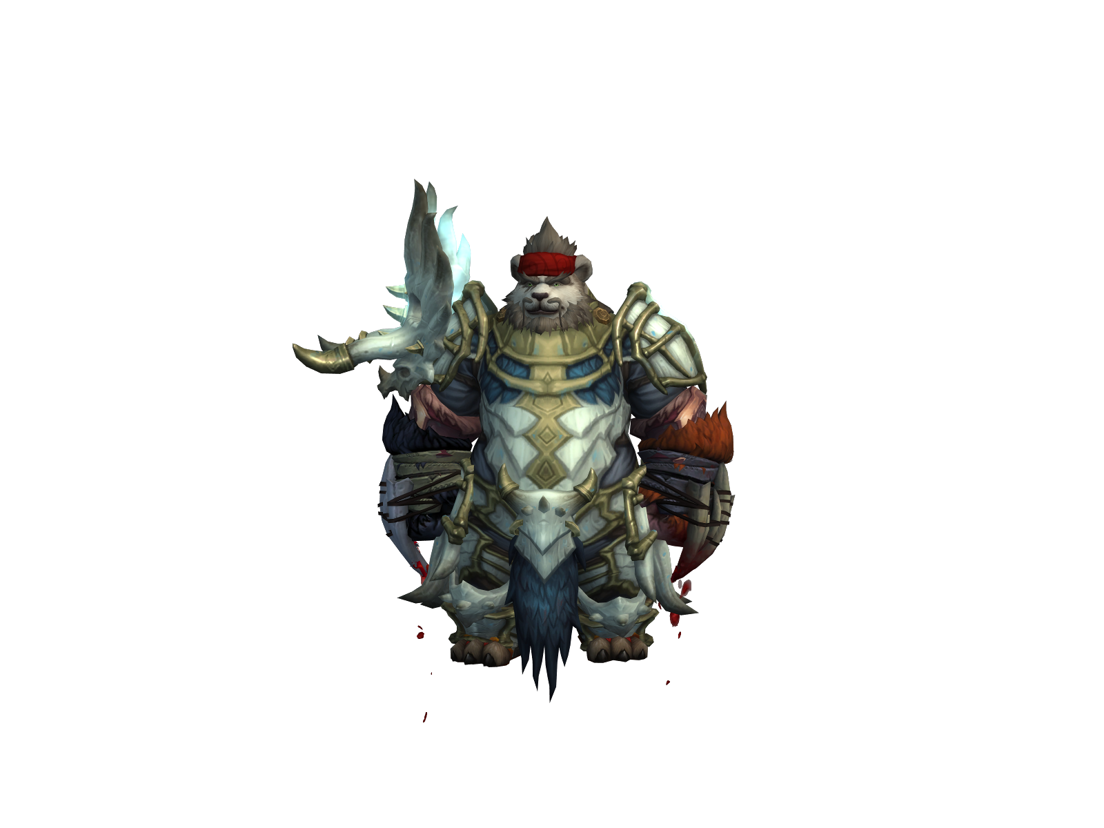 Pandaslap 3D character render
